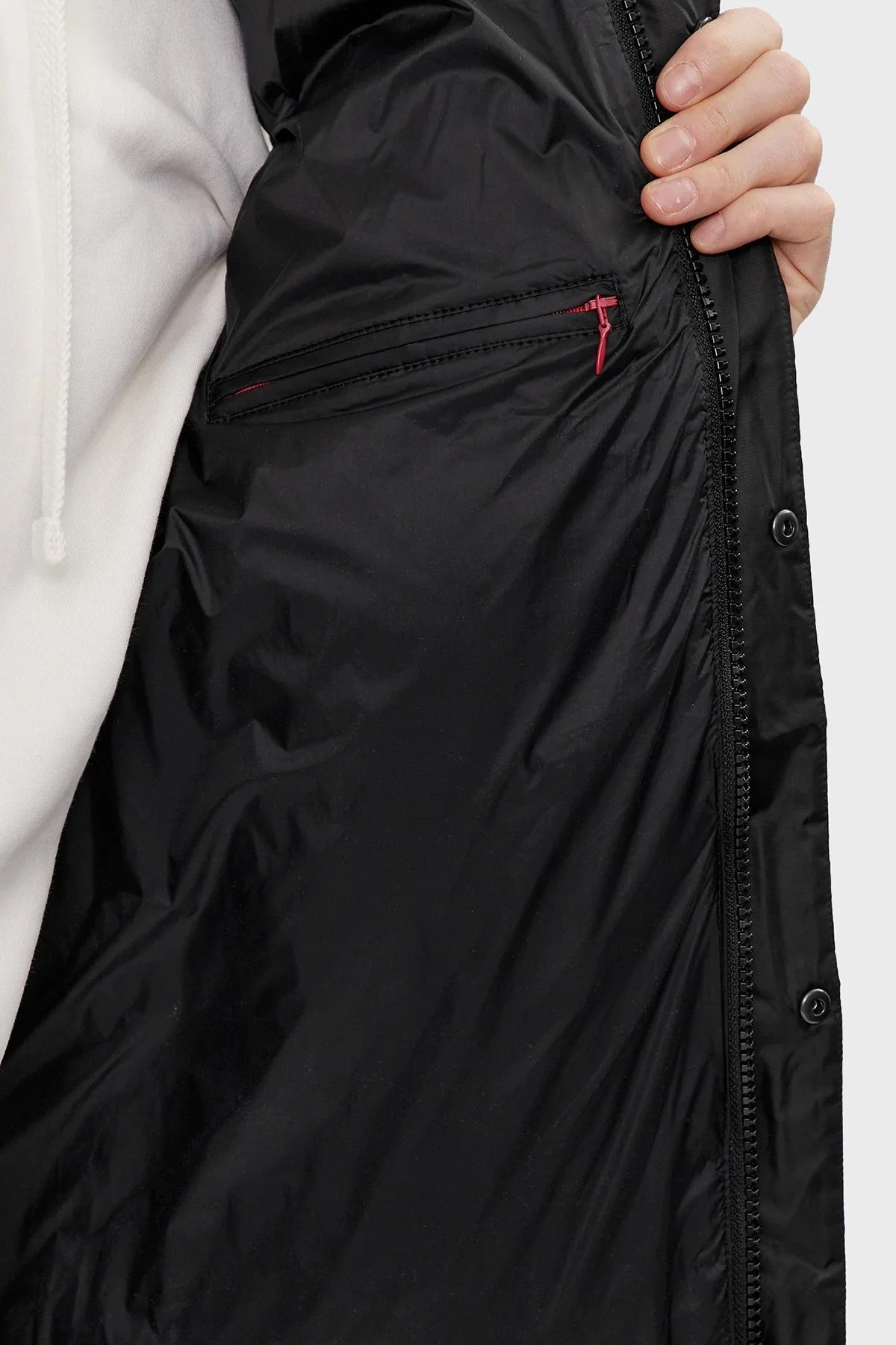 Hugo Cepli Dik Yaka Regular Fit Şişme Erkek Yelek 50496251 023 SİYAH - 5