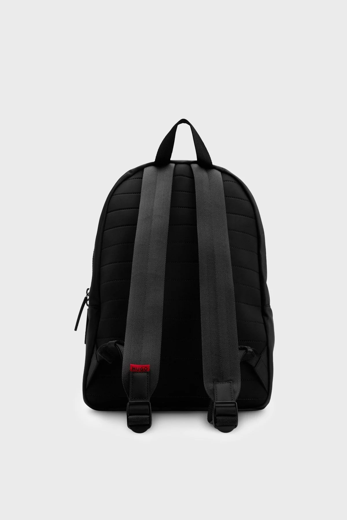 Hugo Çift Fermuarlı Kapatmalı Logolu Cepli Sırt Çanta Erkek Sırt Çantası 50492657 002 SİYAH - 5
