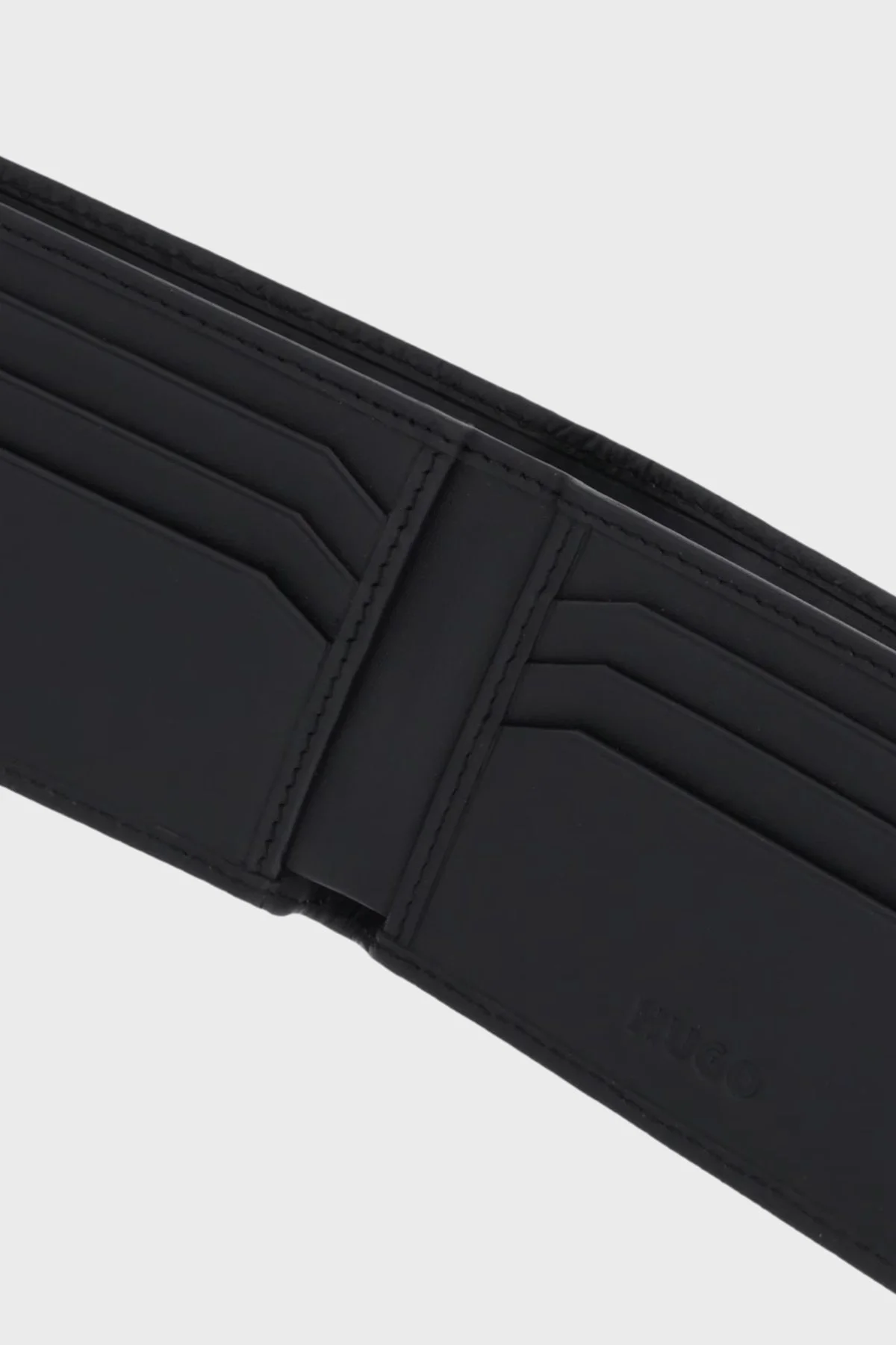 Hugo Deri 4G Logolu Erkek Cüzdan 50552783 002 SİYAH - 3