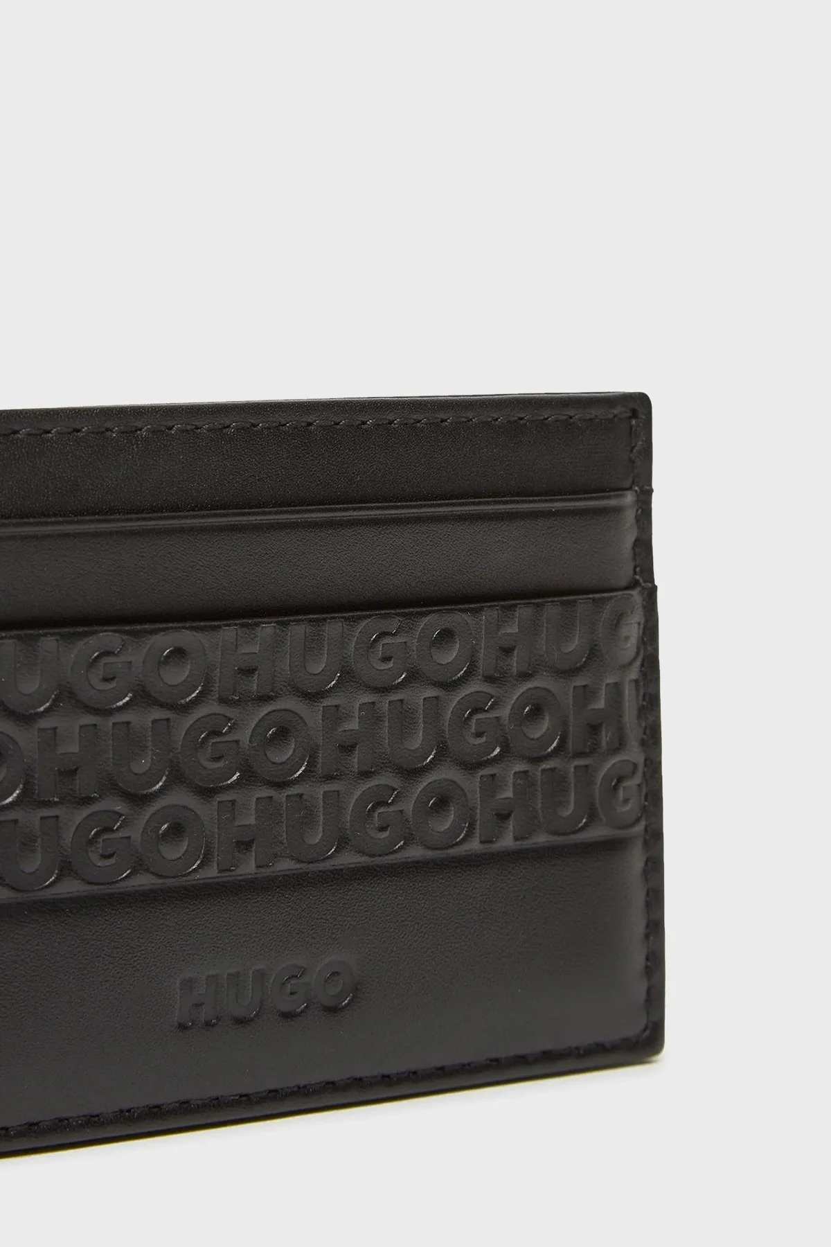 Hugo Deri Logolu Erkek Kartlık 50548322 001 SİYAH - 3
