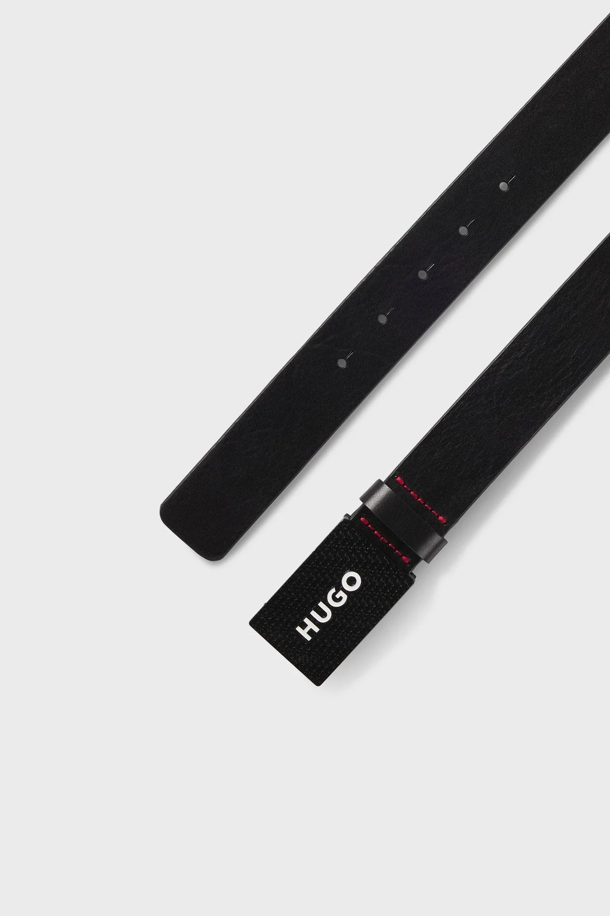Hugo Deri Logolu Erkek Kemer 50536879 001 SİYAH - 3