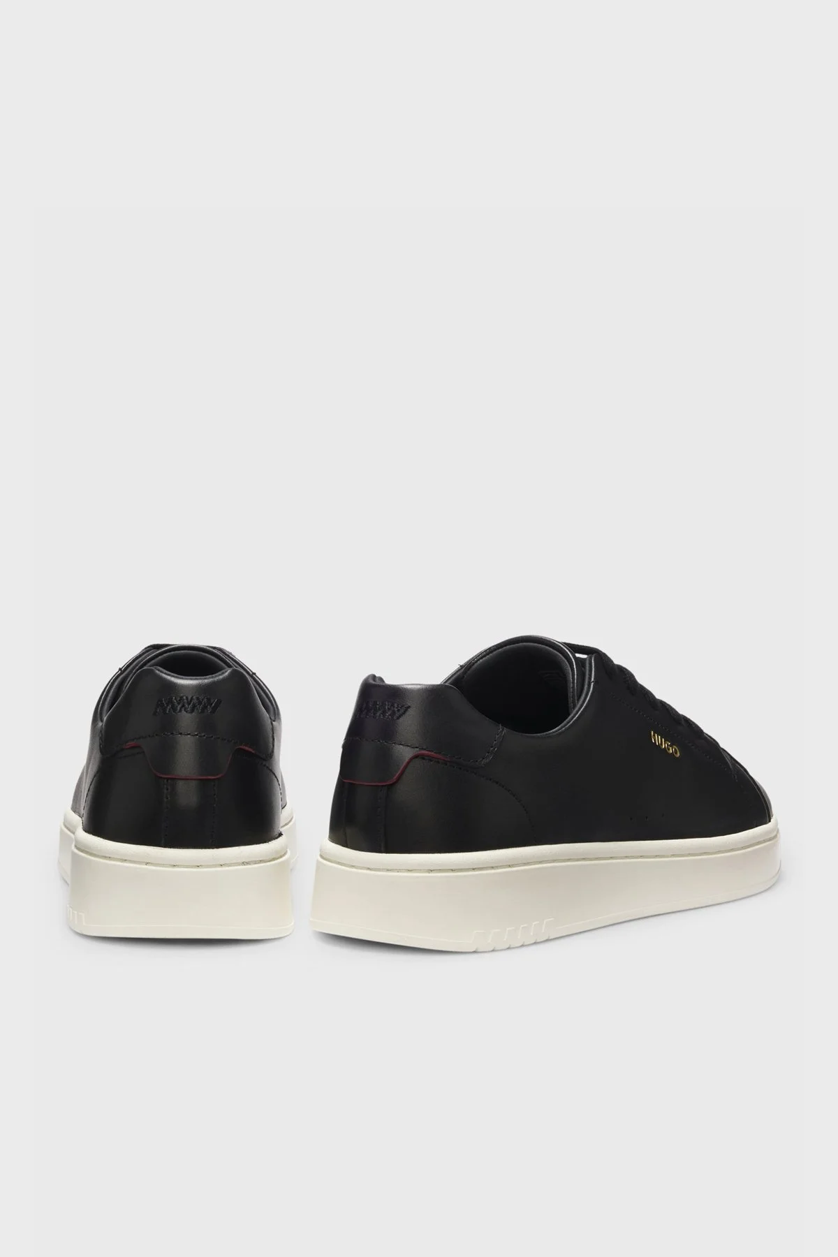 Hugo Deri Logolu Sneaker Erkek Ayakkabı 50569002 007 Siyah - 5