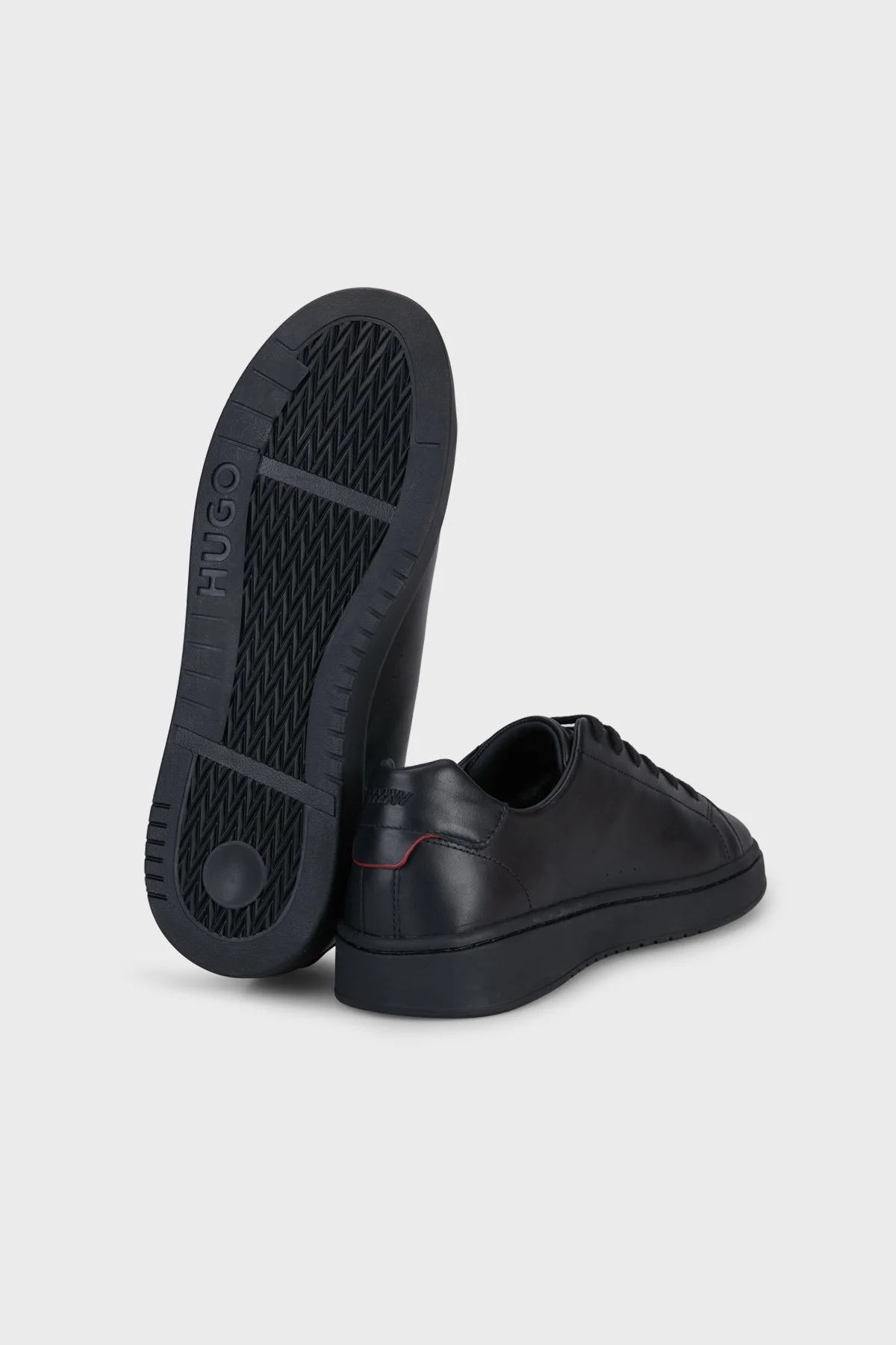 Hugo Deri Logolu Sneaker Erkek Ayakkabı 50569002 007 Siyah - 4