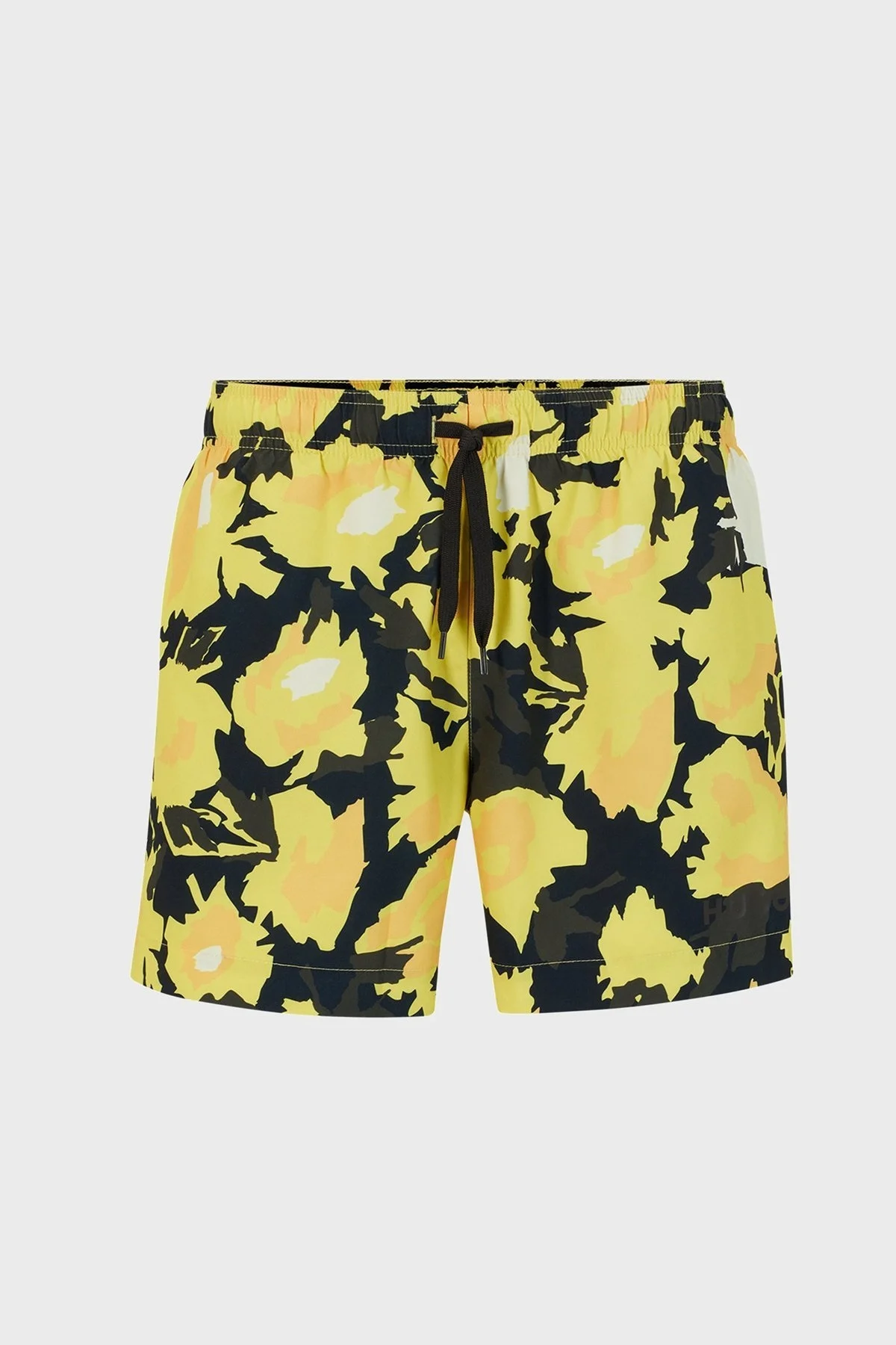 Hugo Desenli Deniz Şortu Hızlı Kuruyan Mayo Erkek Short 50491514 732 SARI-SİYAH - 4