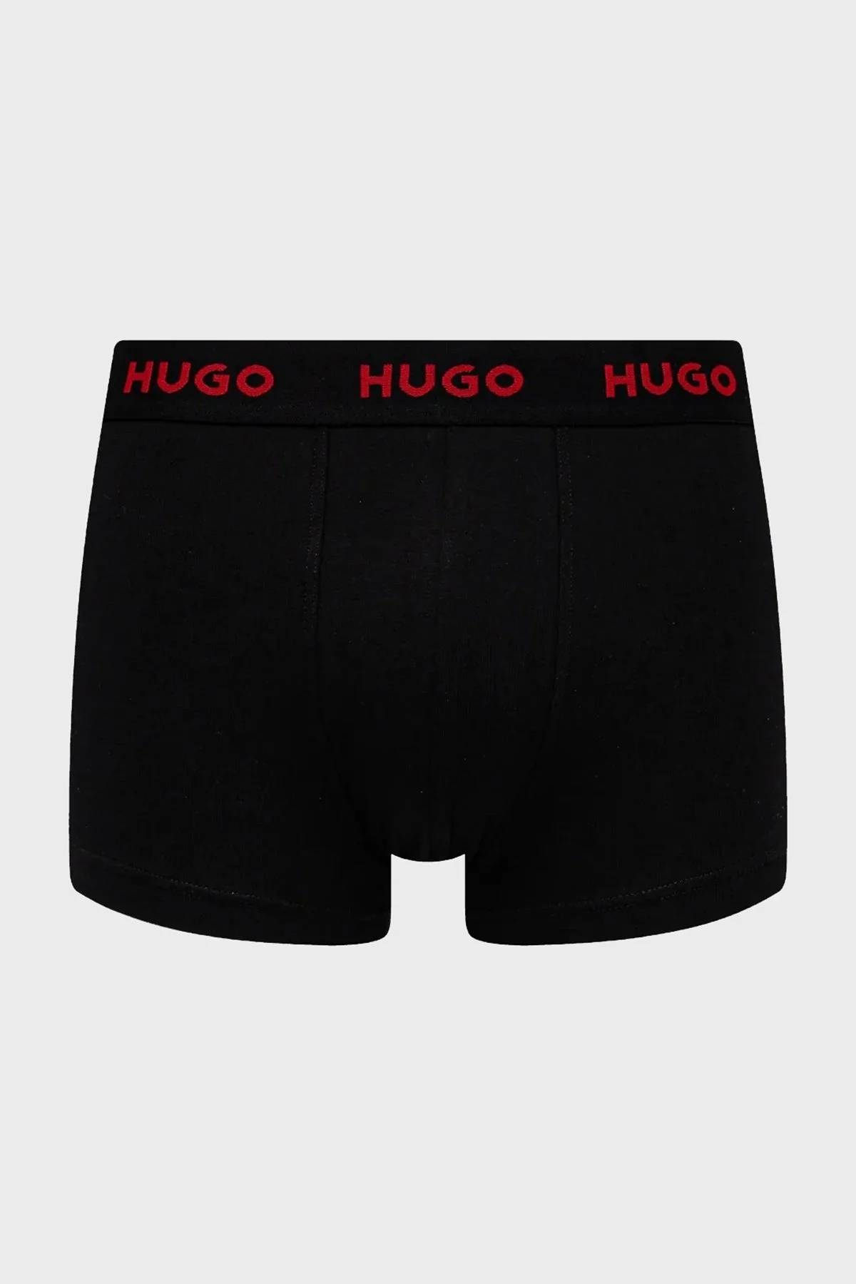 Hugo Desenli Streç Pamuklu 3 Pack Erkek Boxer 50532550 986 SİYAH - 2