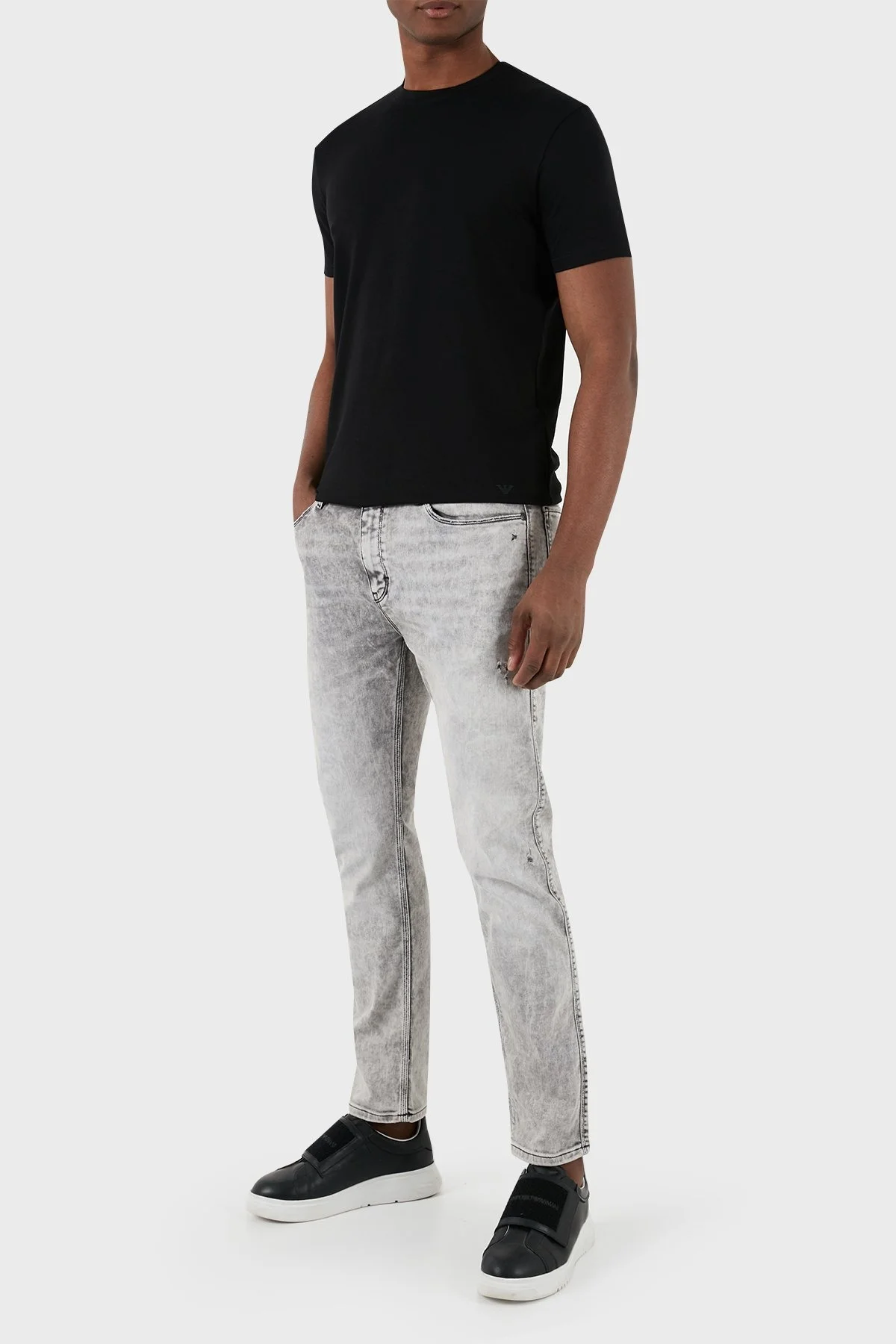 Hugo Düşük Bel Slim Fit Düz Paça Jeans Erkek Kot Pantolon 50507858 040 GRİ - 1