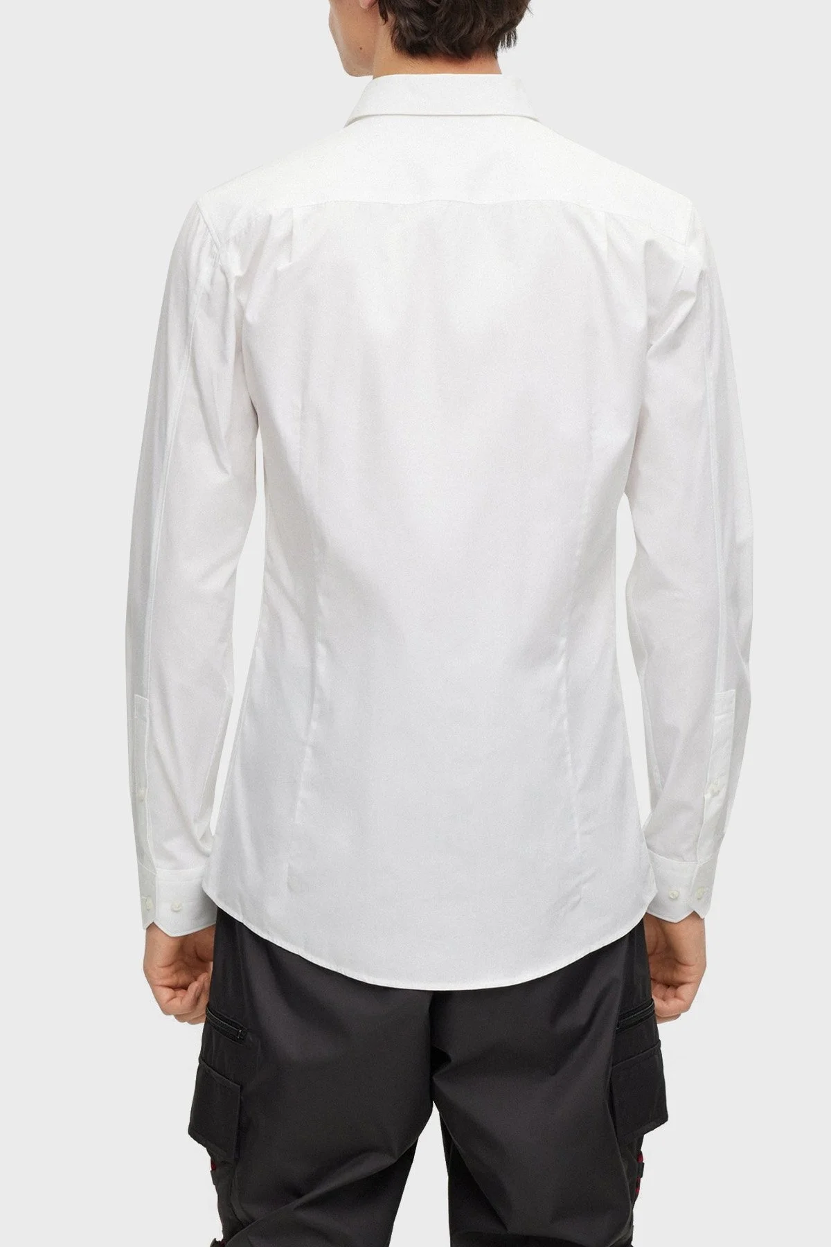 Hugo % 100 Pamuk Ekstra Slim Fit Kolay Ütülenen Pamuklu Poplin Erkek Gömlek 50495087 199 BEYAZ - 2