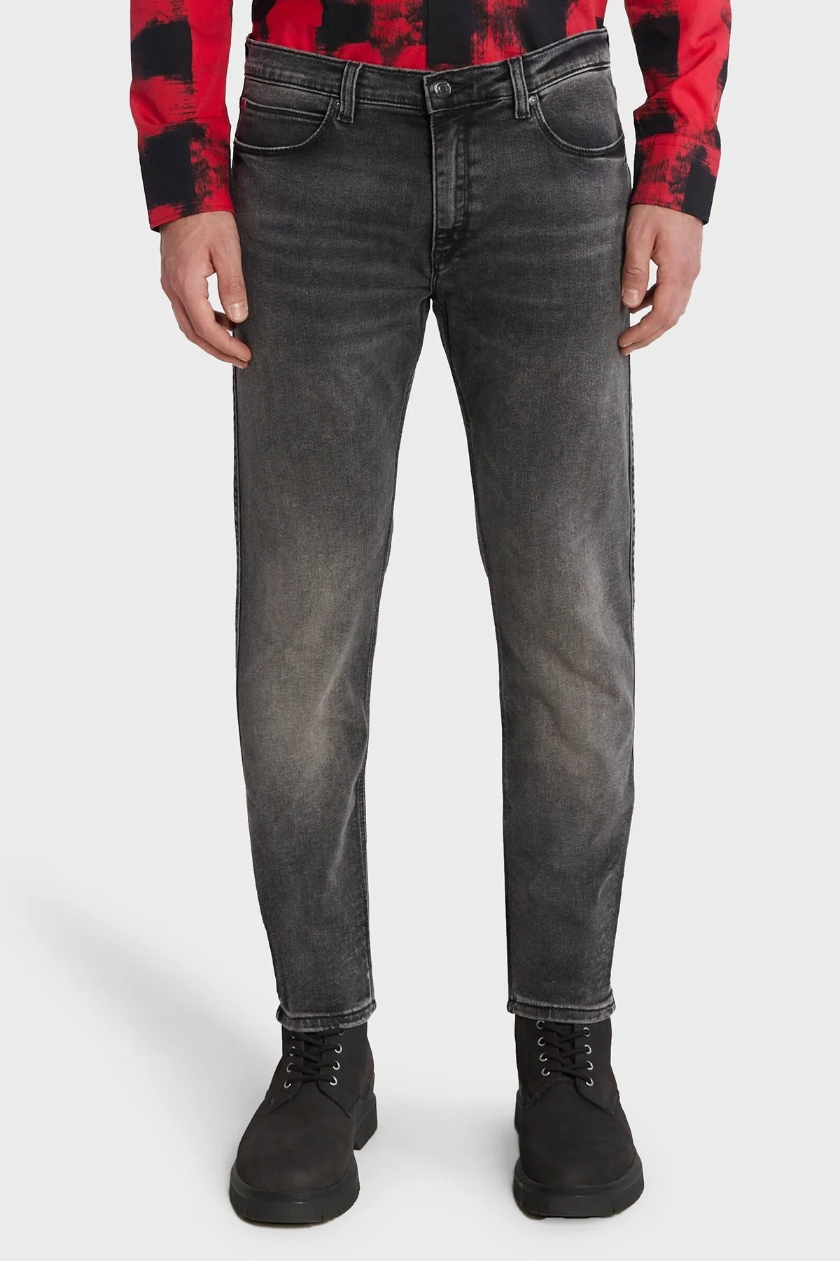 Hugo Ekstra Slim Fit Normal Bel Streç Pamuklu 734 Jeans Erkek Kot Pantolon 50498990 034 ANTRASİT - 1