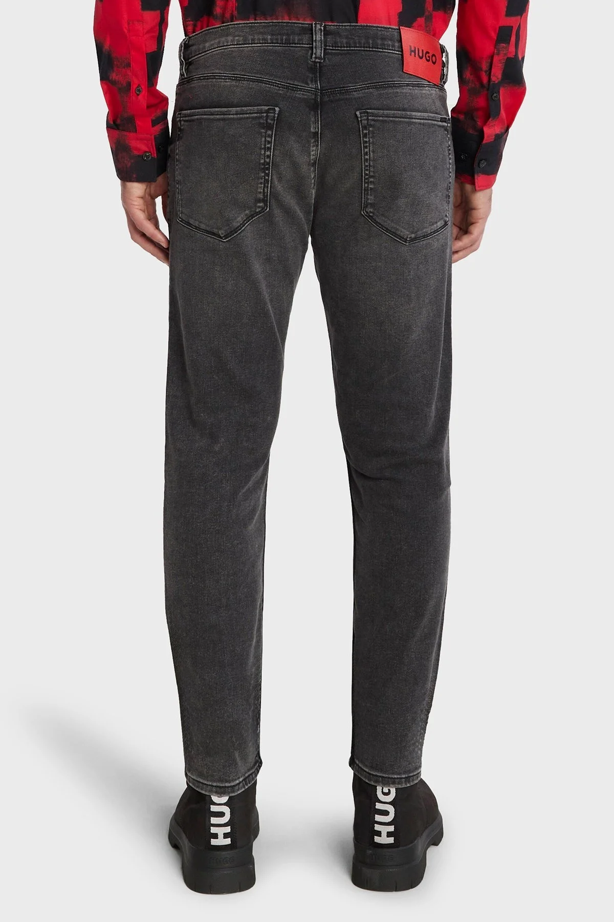 Hugo Ekstra Slim Fit Normal Bel Streç Pamuklu 734 Jeans Erkek Kot Pantolon 50498990 034 ANTRASİT - 3