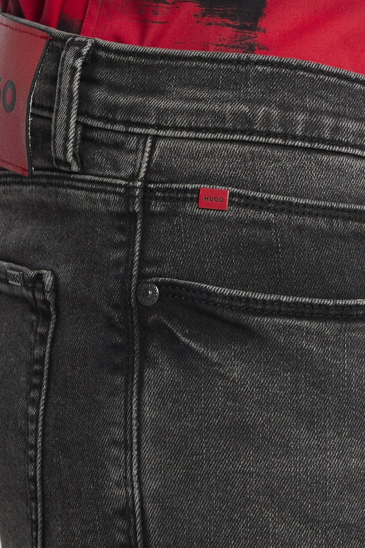 Hugo Ekstra Slim Fit Normal Bel Streç Pamuklu 734 Jeans Erkek Kot Pantolon 50498990 034 ANTRASİT - 4