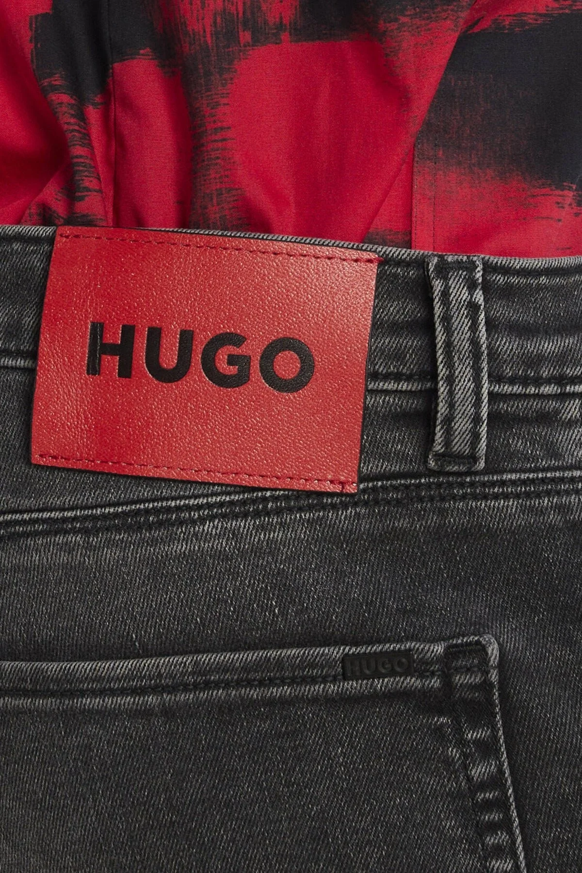 Hugo Ekstra Slim Fit Normal Bel Streç Pamuklu 734 Jeans Erkek Kot Pantolon 50498990 034 ANTRASİT - 5