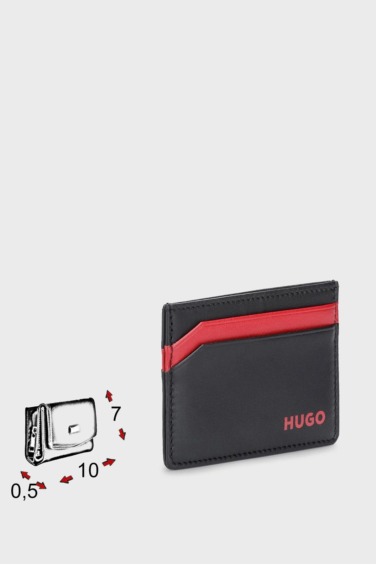 Hugo Hakiki Deri Erkek Cüzdan 50470746 002 SİYAH - 5