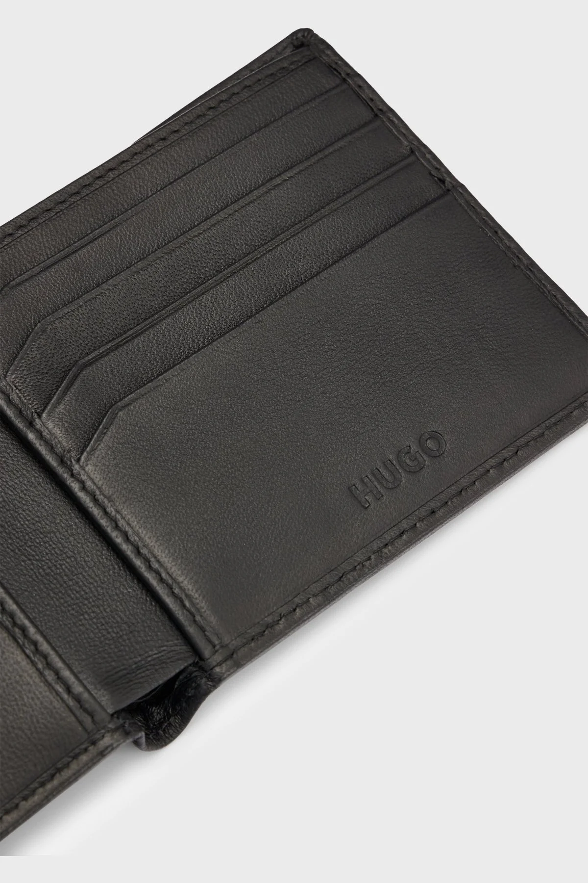 Hugo Hakiki Deri Erkek Cüzdan 50519248 001 SİYAH - 3