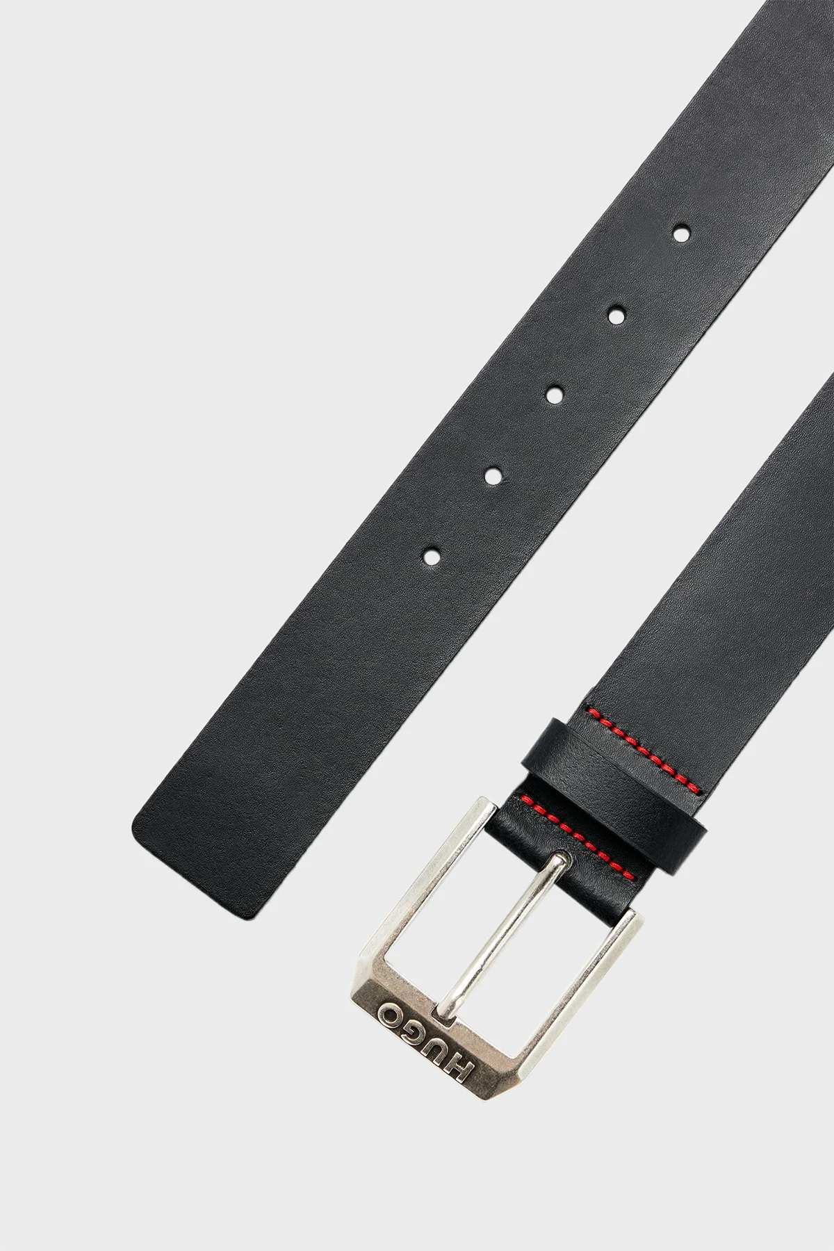 Hugo Hakiki Deri Erkek Kemer 50480441 001 SİYAH - 7