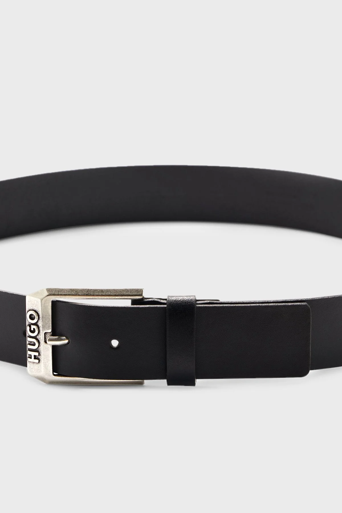 Hugo Hakiki Deri Erkek Kemer 50480441 001 SİYAH - 8