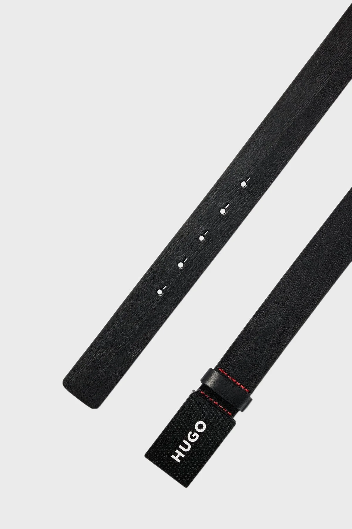 Hugo Hakiki Deri Erkek Kemer 50480856 001 SİYAH - 5