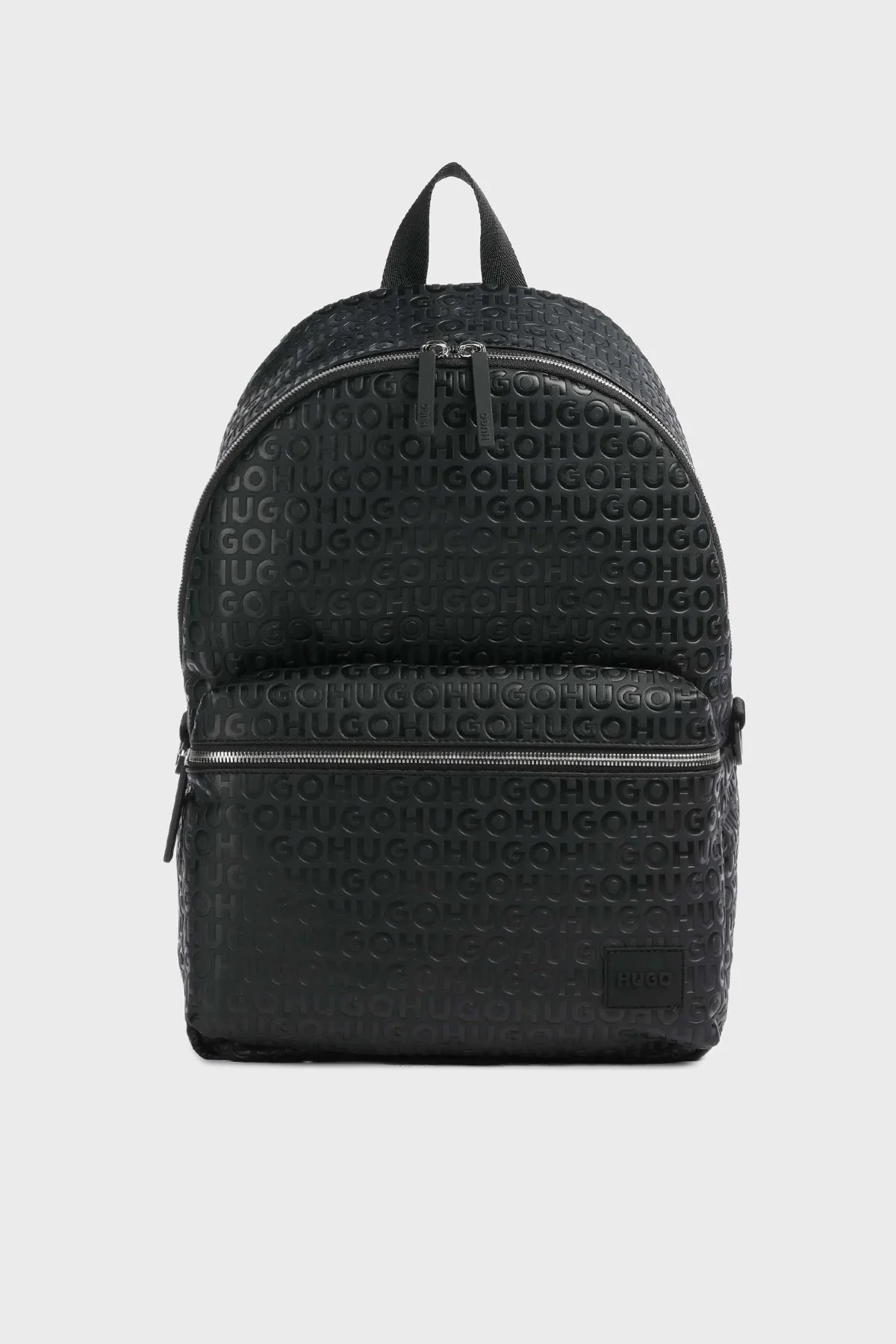 Hugo Jakarlı Logo Baskılı Ayarlanabilir Çift Askılı Erkek Sırt Çantası 50547252 001 SİYAH - 1