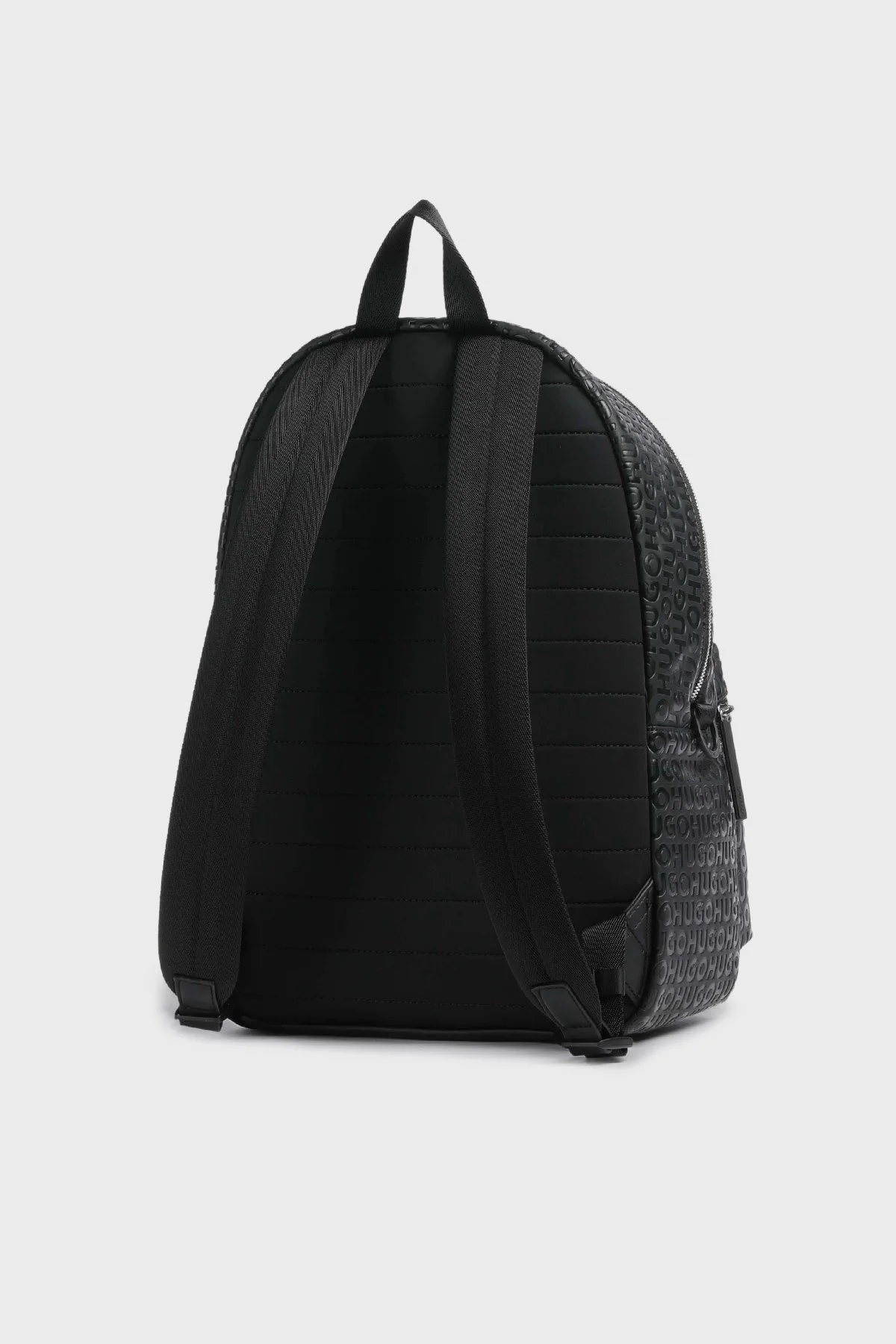 Hugo Jakarlı Logo Baskılı Ayarlanabilir Çift Askılı Erkek Sırt Çantası 50547252 001 SİYAH - 2