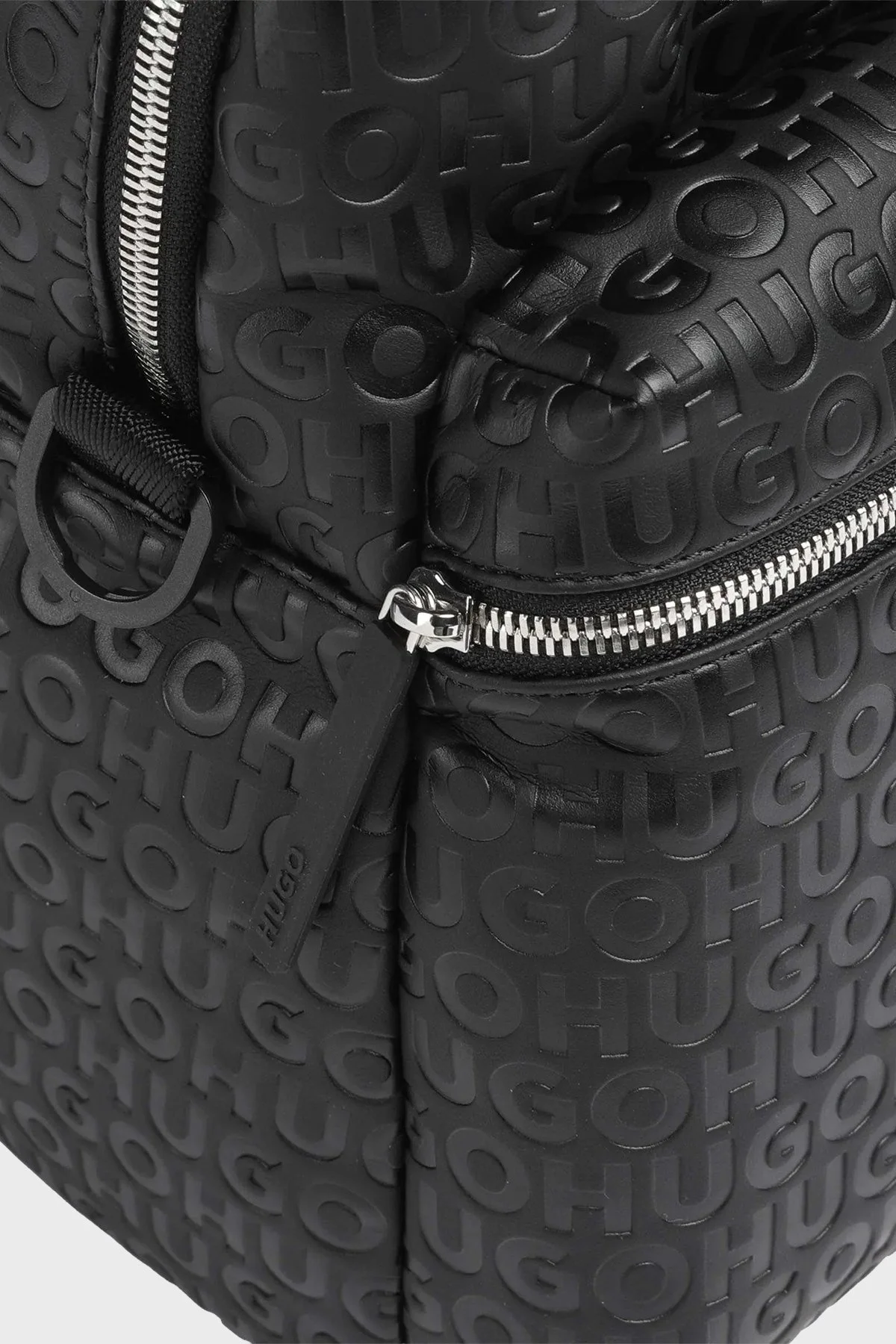 Hugo Jakarlı Logo Baskılı Ayarlanabilir Çift Askılı Erkek Sırt Çantası 50547252 001 SİYAH - 4