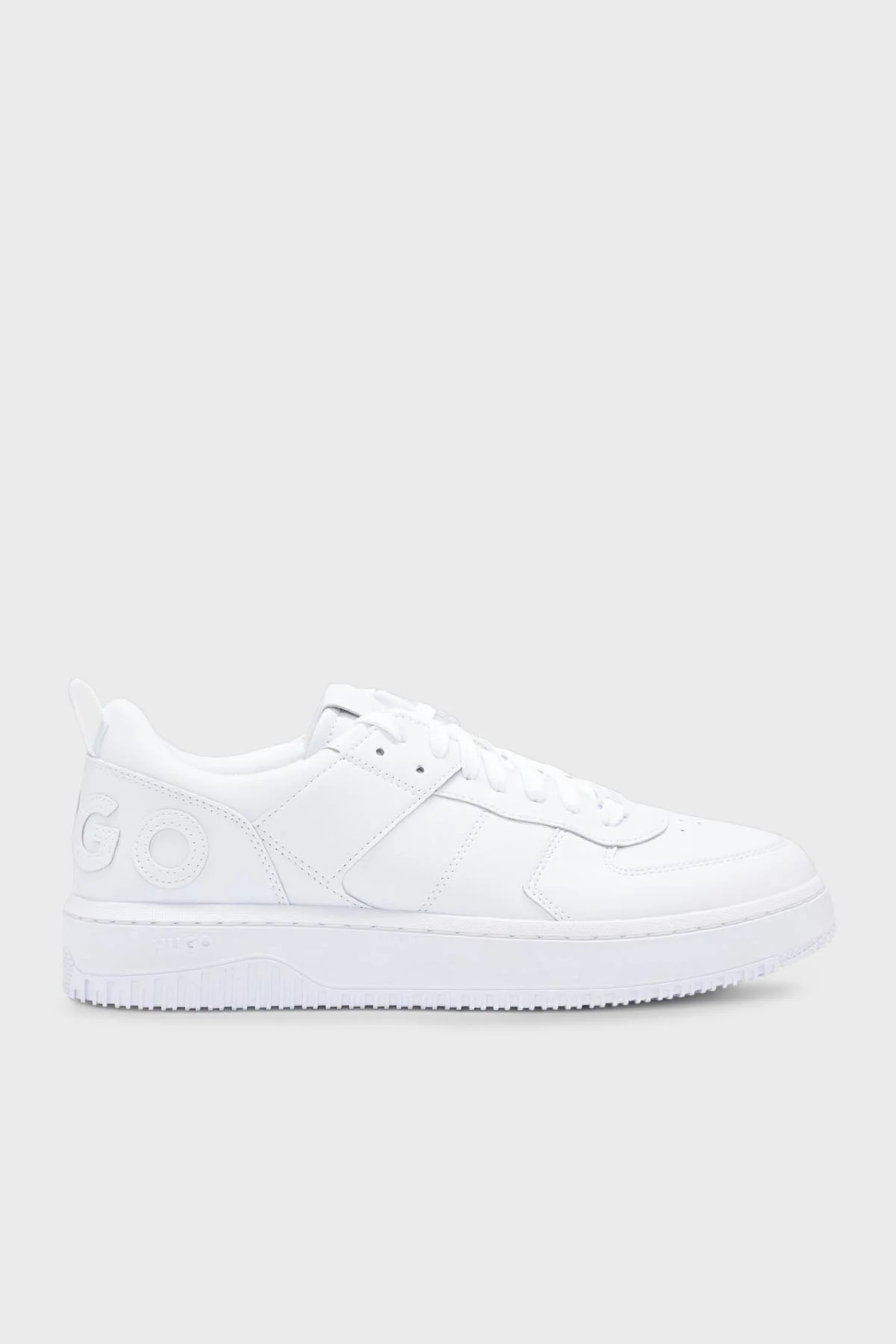 Hugo Kabartma Logolu Sneaker Erkek Ayakkabı 50505057 100 BEYAZ - 1