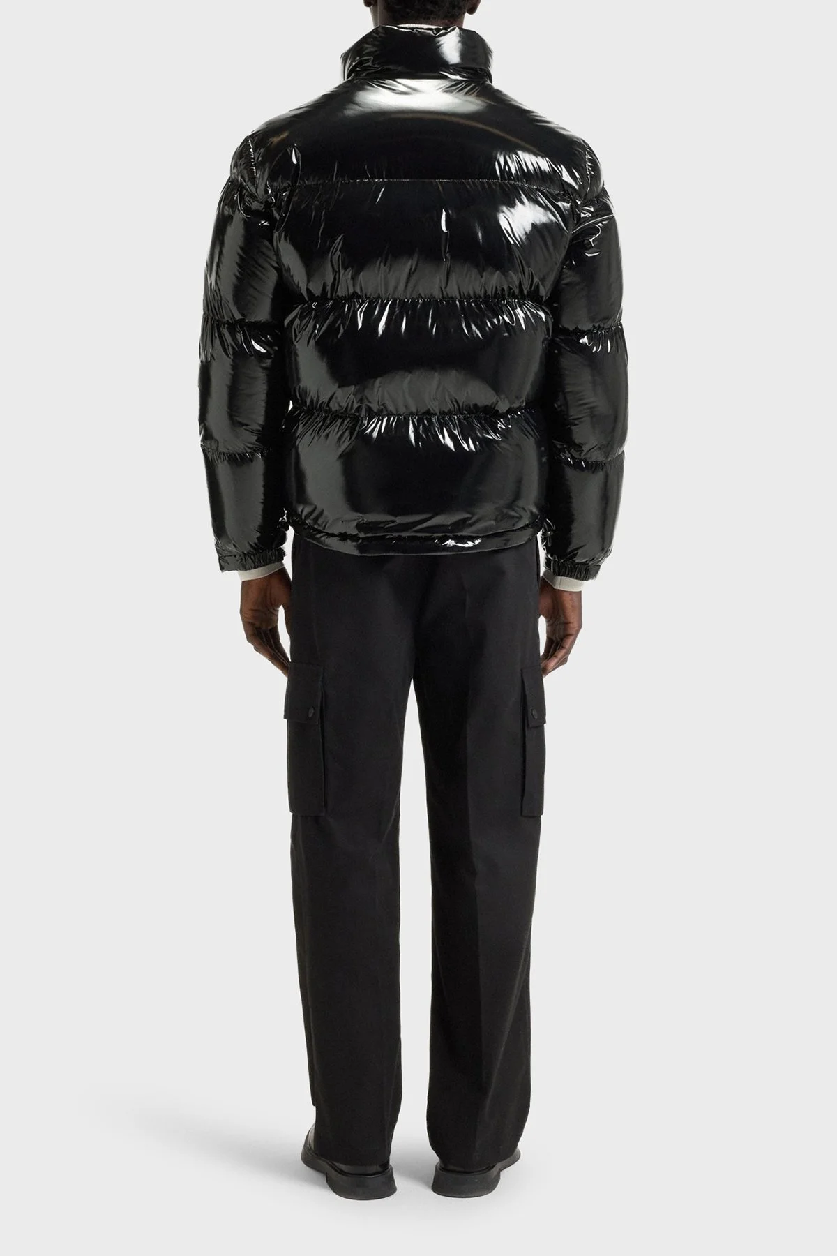 Hugo Kapitoneli Regular Fit Dik Yaka Su İtici Parlak Şişme Erkek Mont 50549251 001 SİYAH - 3