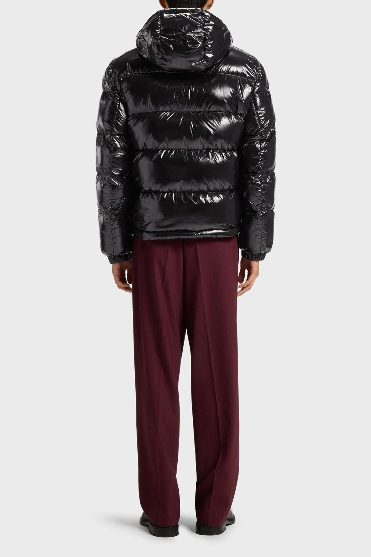 Hugo Kapitoneli Regular Fit Kapüşonlu Yaka Şişme Parlak Erkek Mont 50549355 001 SİYAH - 3