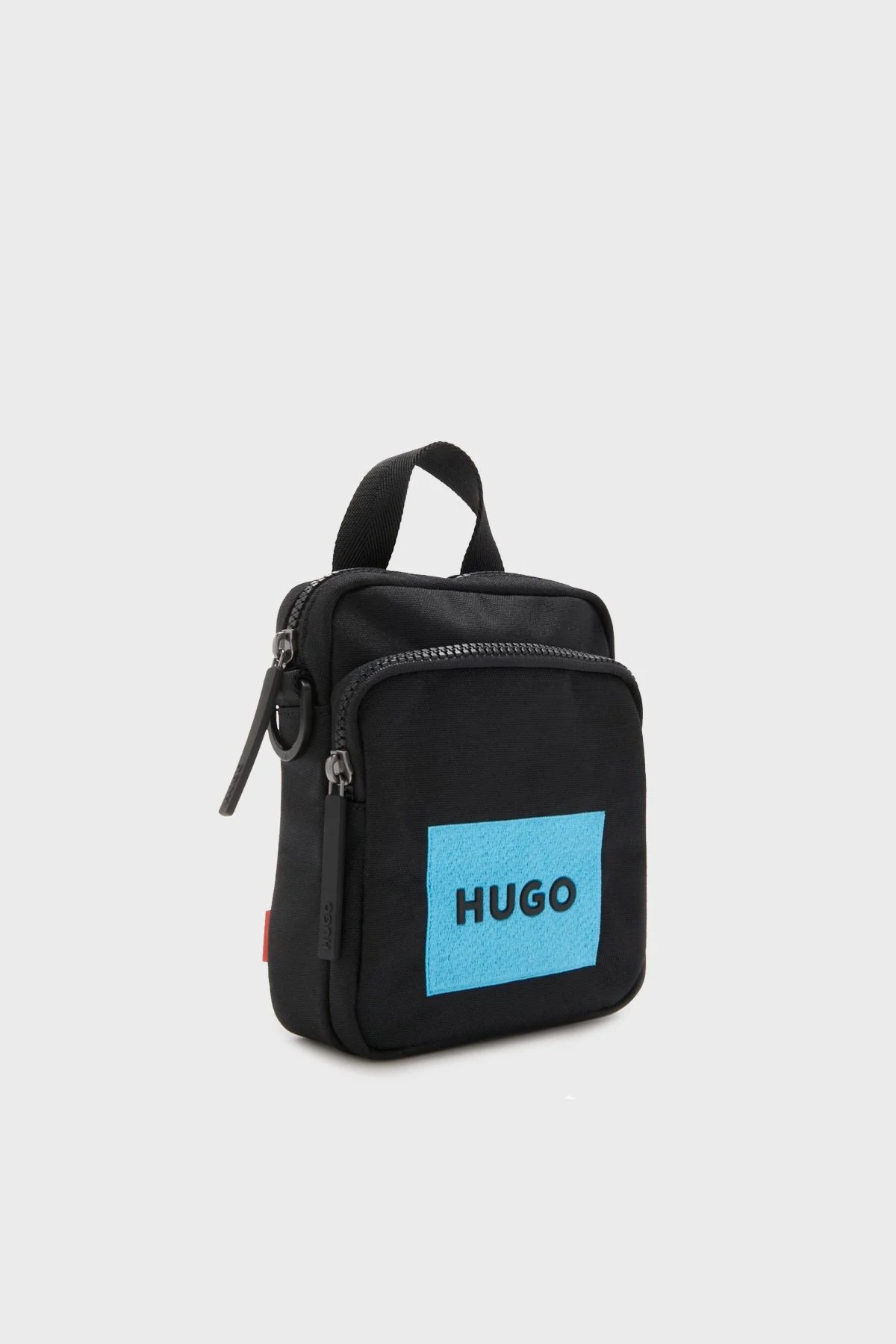 Hugo Logo Baskılı Çıkarılabilir Askılı Fermuarlı Erkek Çanta 50516606 001 SİYAH - 2