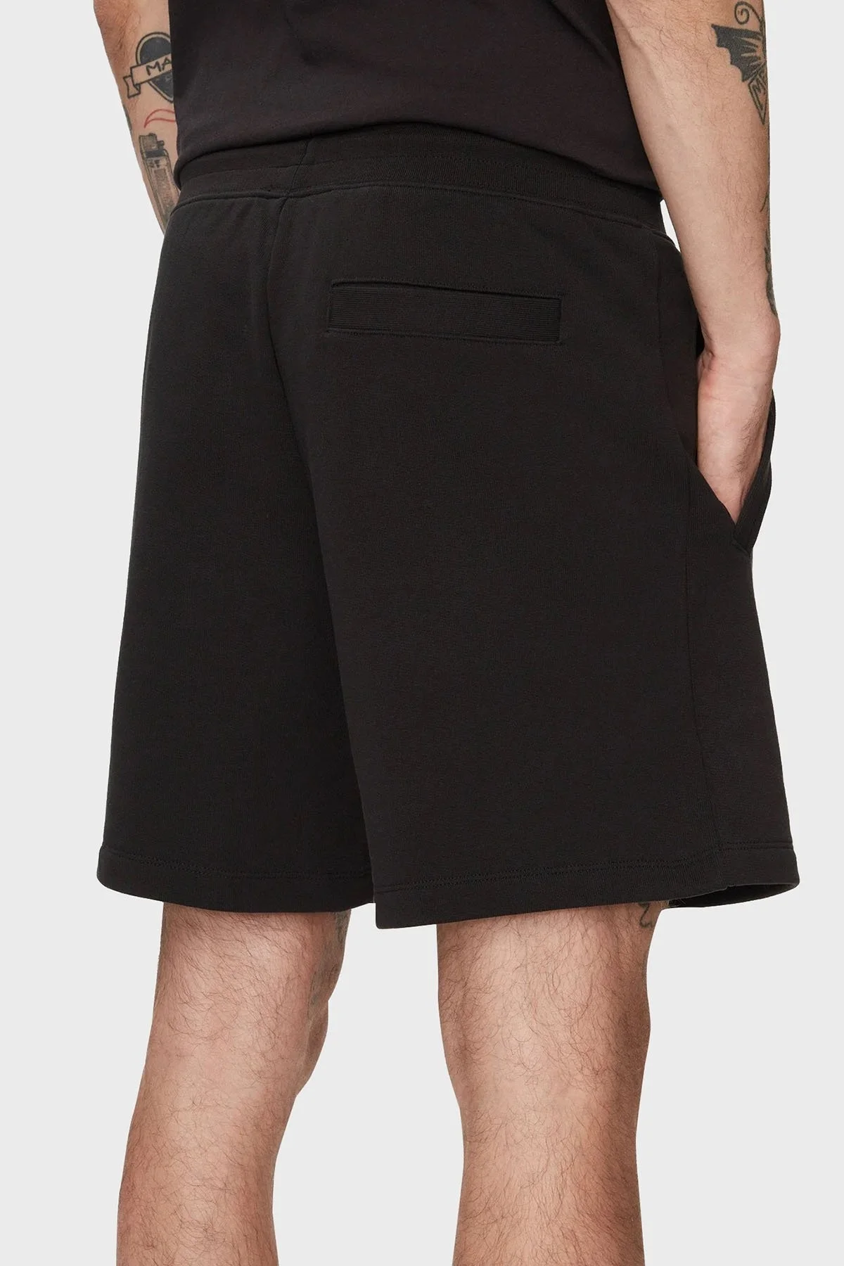 Hugo Logo Baskılı Pamuklu Relaxed Fit Yüksek Bel Erkek Short 50510005 001 SİYAH - 3