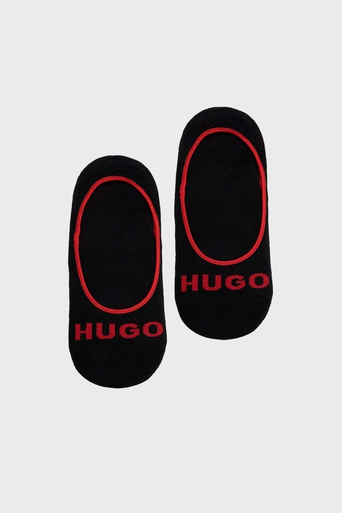 Hugo Logolu % 100 Pamuk Babet 3 Pack Erkek Çorap 50514921 001 SİYAH - 1