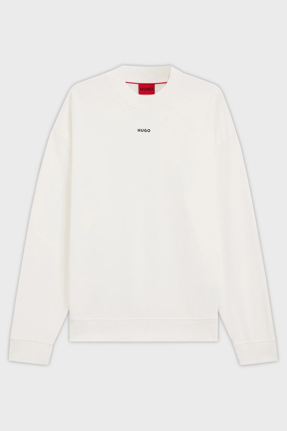 Hugo Logolu % 100 Pamuk Relaxed Fit Bisiklet Yaka Erkek Sweat 50525892 102 BEYAZ - 4