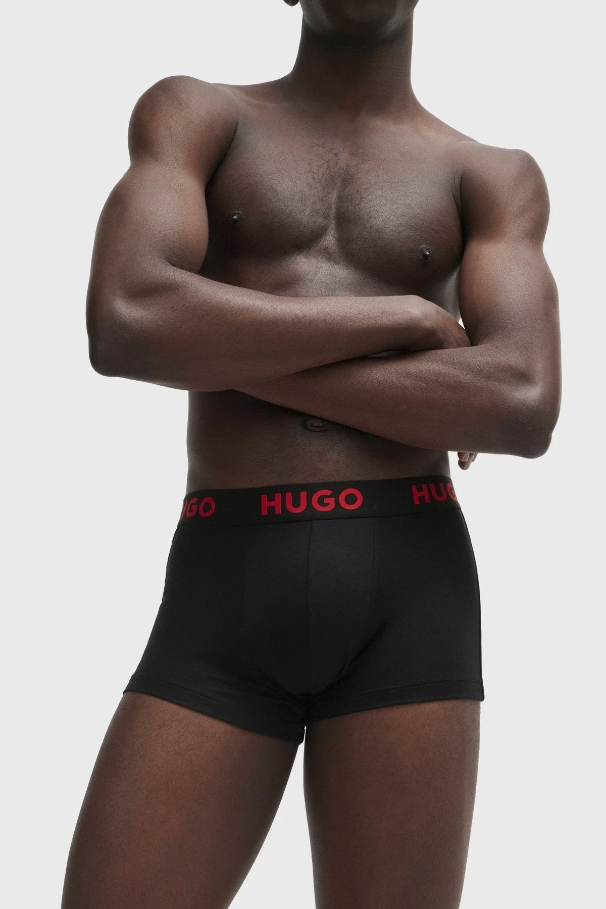 Hugo Logolu 3 Pack Erkek Boxer 50496723 001 SİYAH - 4