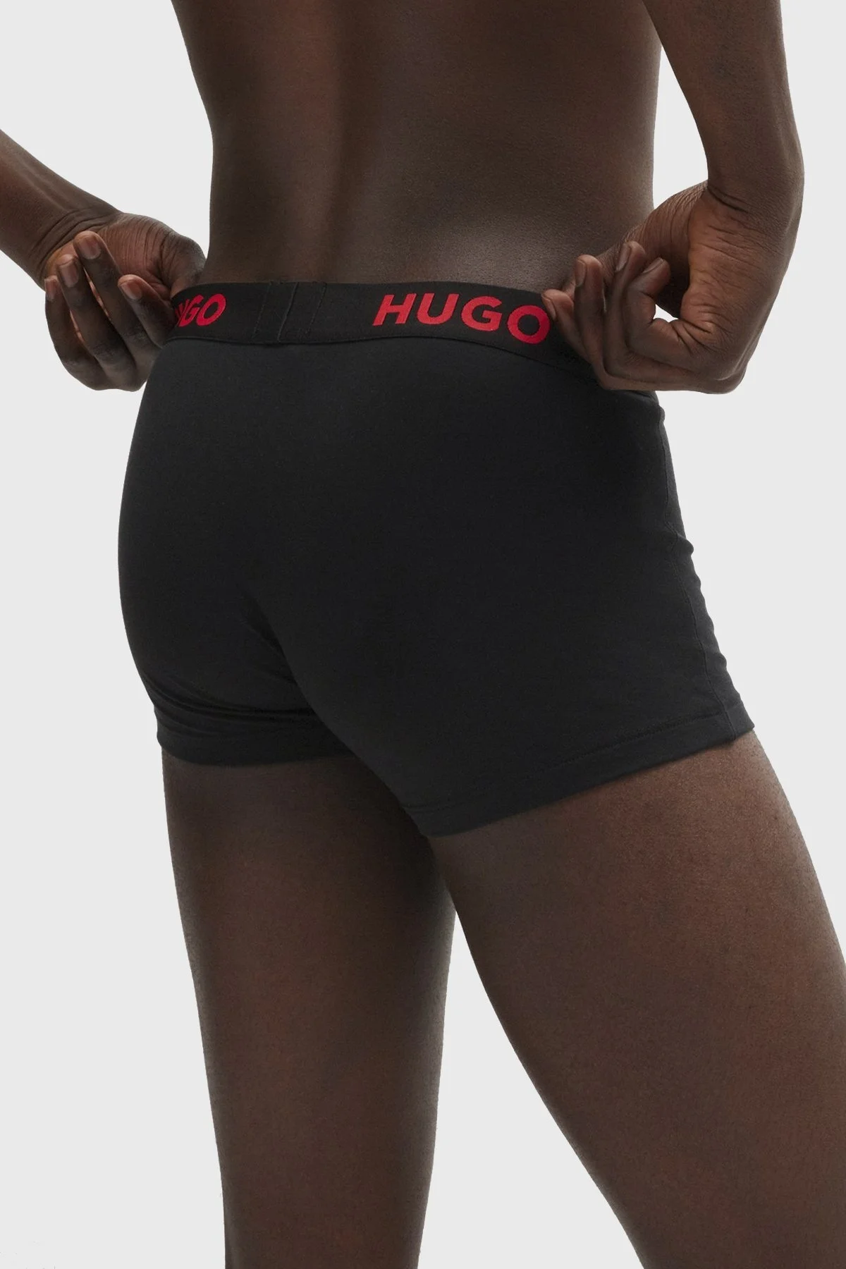 Hugo Logolu 3 Pack Erkek Boxer 50496723 001 SİYAH - 5