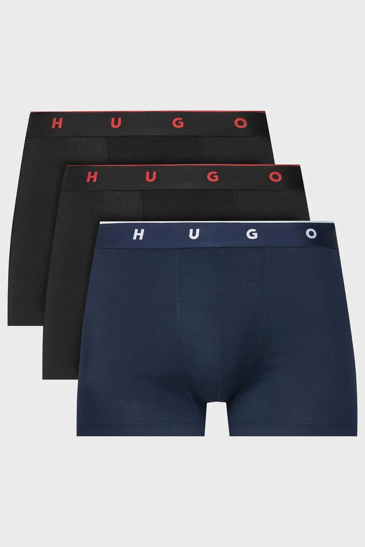 Hugo Logolu 3 Pack Erkek Boxer 50566294 961 Siyah - 1