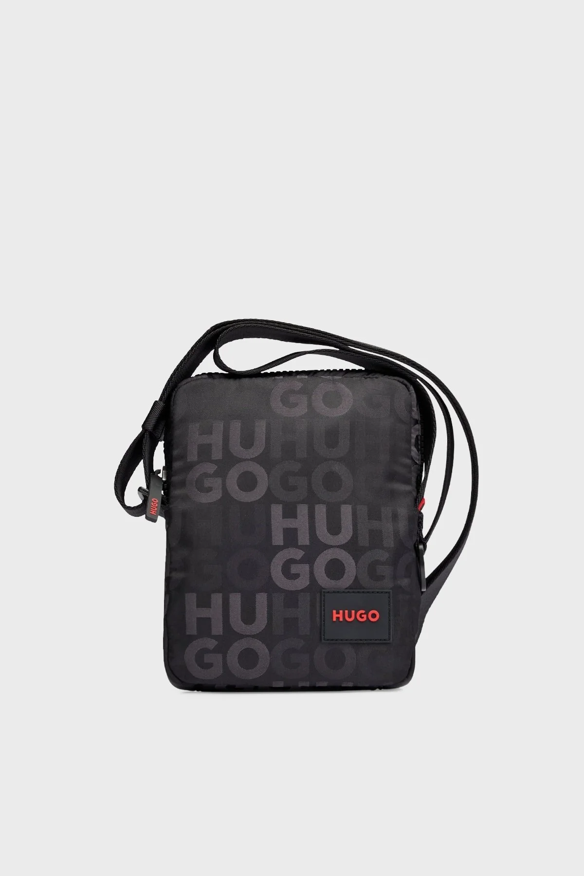 Hugo Logolu Ayarlanabilir Askılı Fermuarlı Erkek Çanta 50504099 001 SİYAH - 1