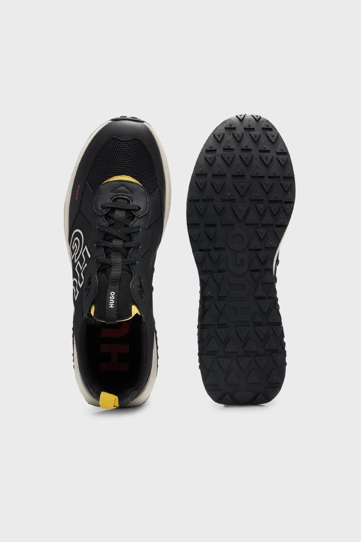 Hugo Logolu Bağcıklı Spor Erkek Ayakkabı 50498701 001 SİYAH - 4