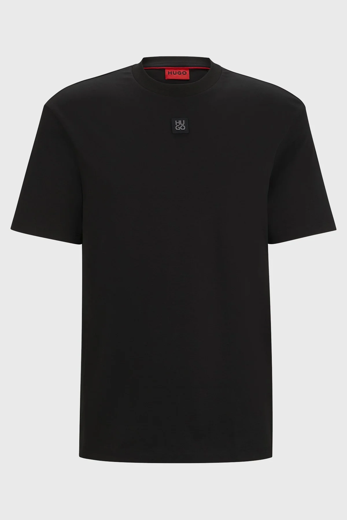 Hugo Logolu Bisiklet Yaka % 100 Pamuk Regular Fit Erkek T Shirt 50505201 001 SİYAH - 2