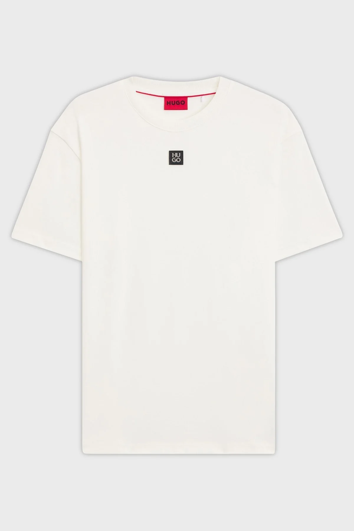 Hugo Logolu Bisiklet Yaka % 100 Pamuk Regular Fit Erkek T Shirt 50505201 103 BEYAZ - 5