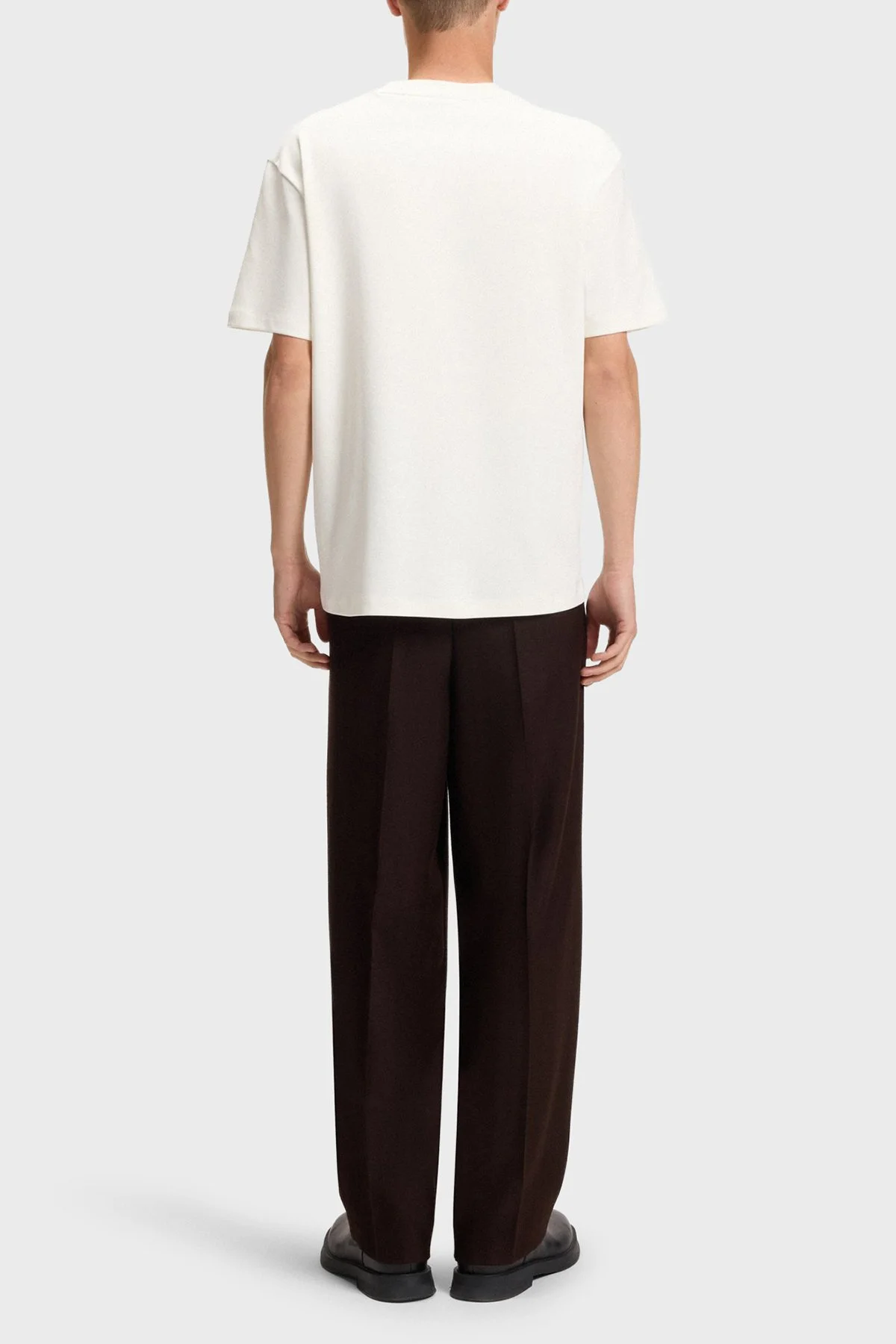 Hugo Logolu Bisiklet Yaka % 100 Pamuk Regular Fit Erkek T Shirt 50505201 103 BEYAZ - 3