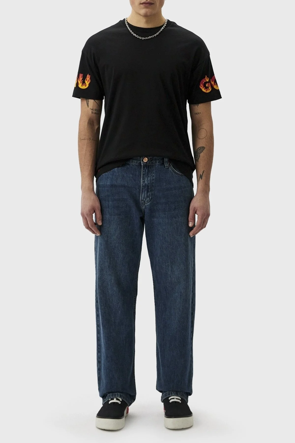 Hugo Logolu Bisiklet Yaka Regular Fit Pamuklu Erkek T Shirt 50510473 001 SİYAH - 2