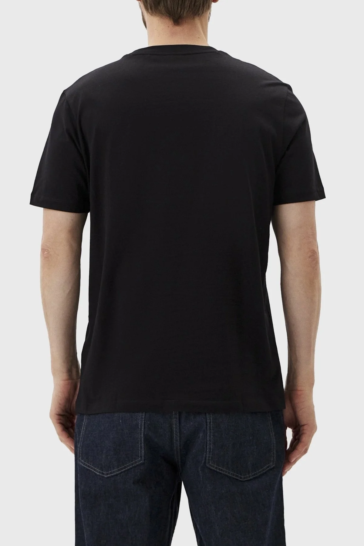 Hugo Logolu Bisiklet Yaka Regular Fit Pamuklu Erkek T Shirt 50513309 001 SİYAH - 2
