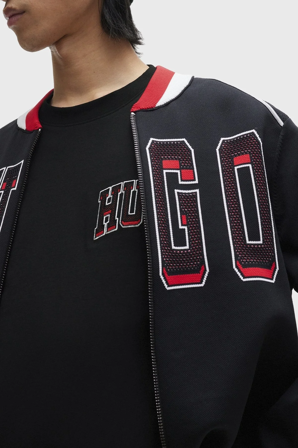 Hugo Logolu Bisiklet Yaka Regular Fit Pamuklu Erkek T Shirt 50515067 001 SİYAH - 3