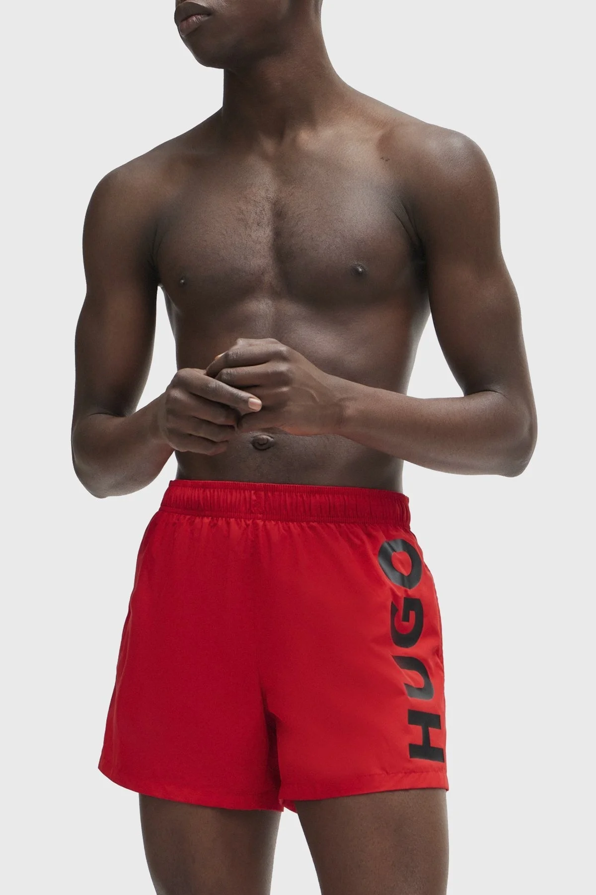 Hugo Logolu Deniz Şortu Cepli Erkek Mayo Short 50513979 693 KIRMIZI - 1