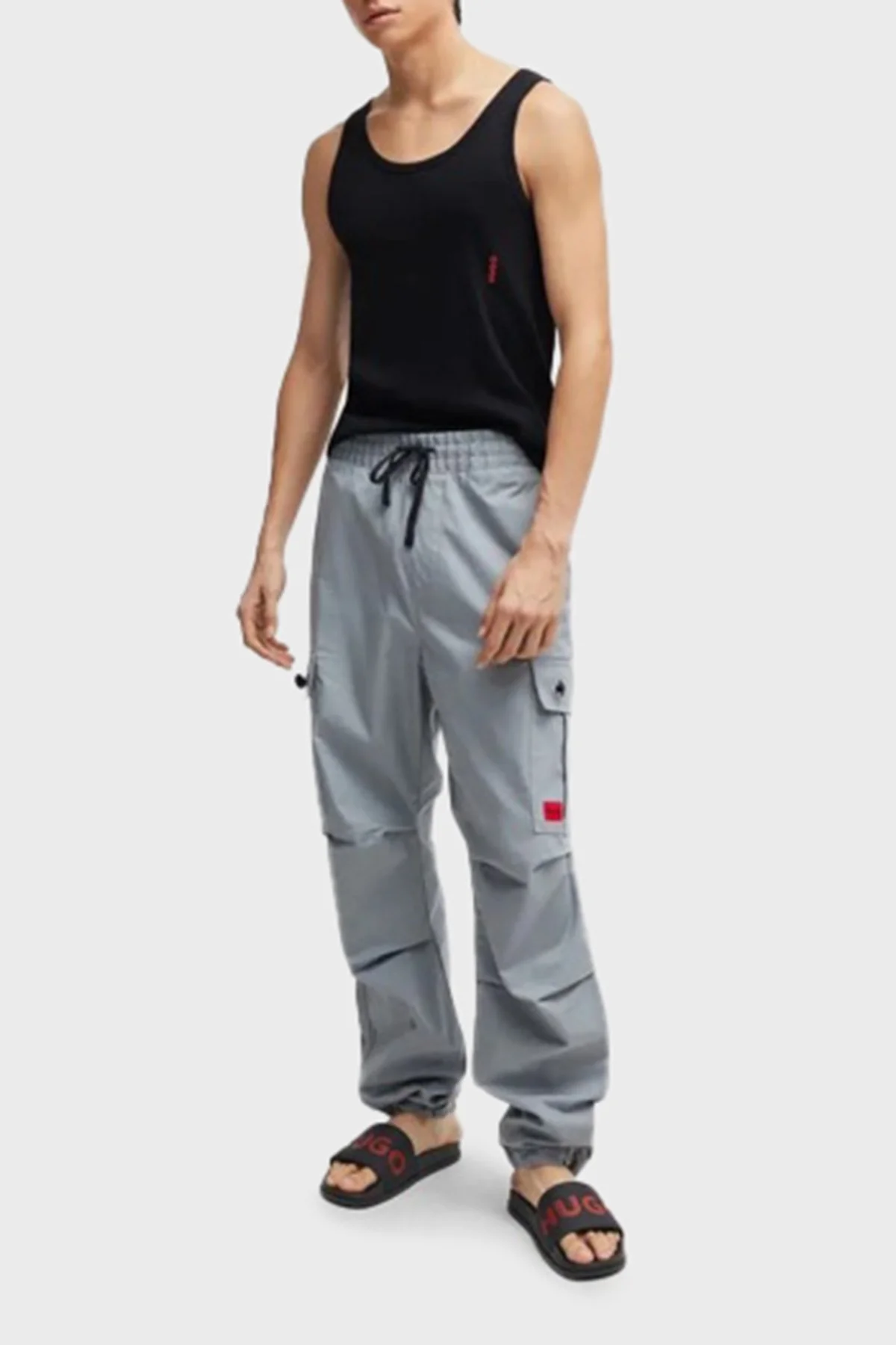 Hugo Logolu Erkek Terlik 50498352 001 SİYAH - 2