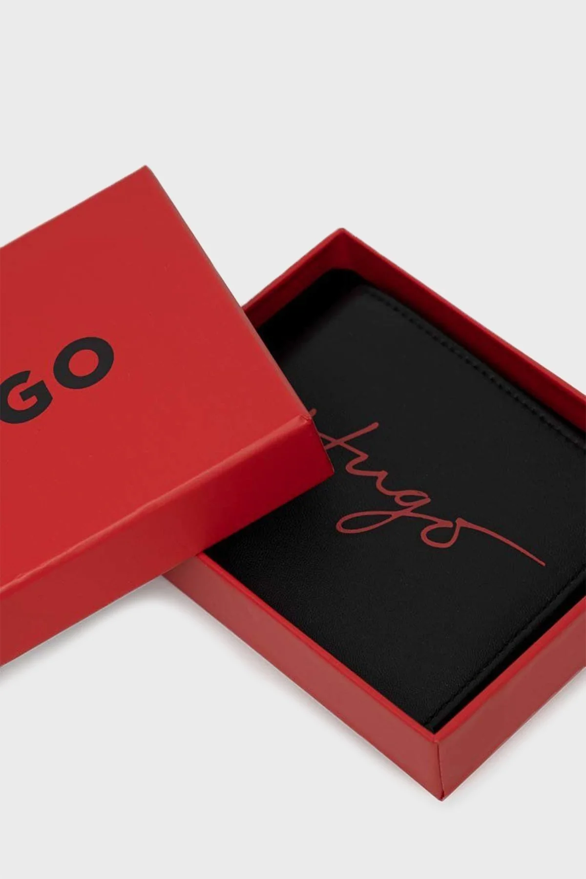 Hugo Logolu Hakiki Deri Erkek Cüzdan 50486967 001 SİYAH - 2