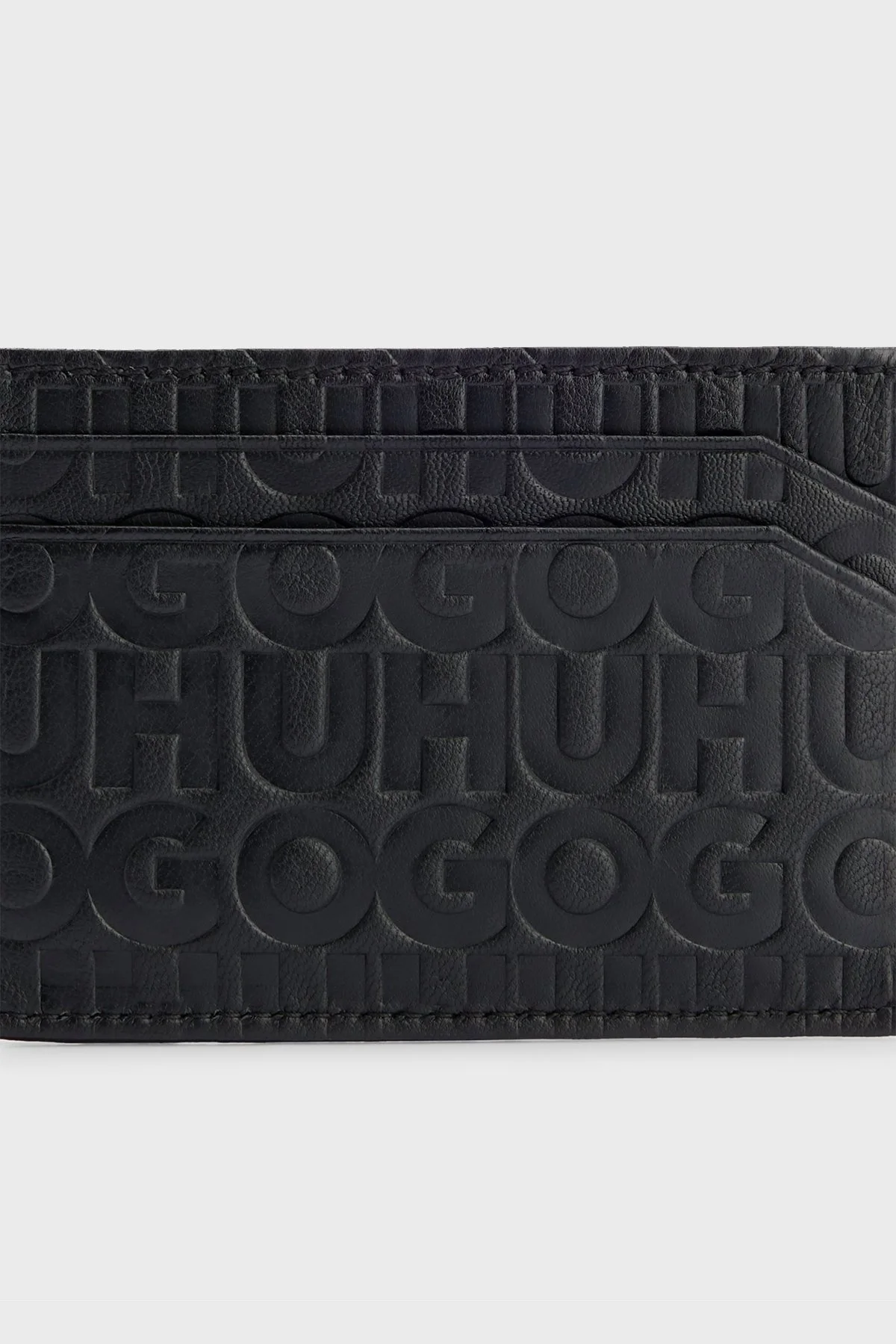 Hugo Logolu Hakiki Deri Erkek Kartlık 50523751 001 SİYAH - 2