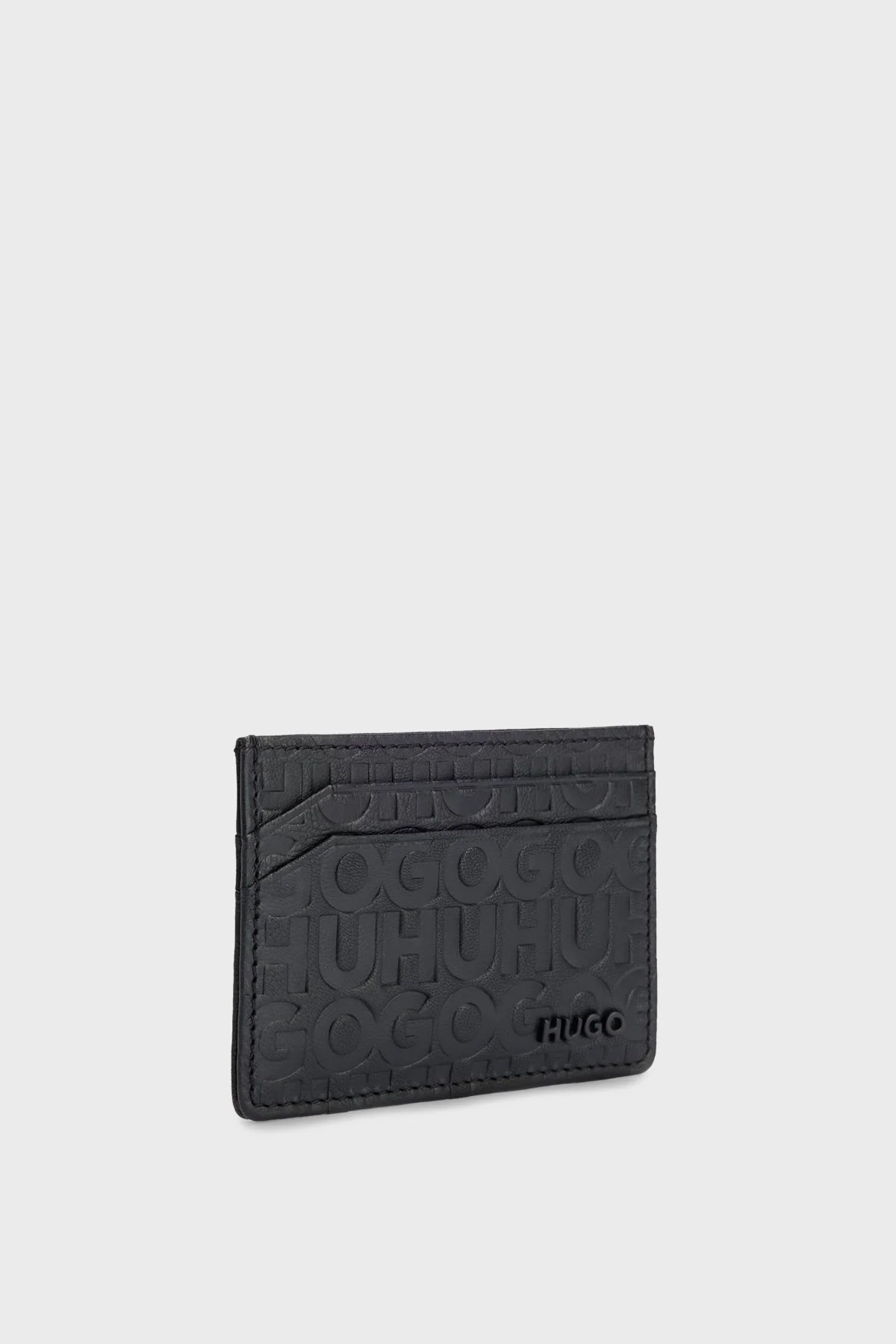 Hugo Logolu Hakiki Deri Erkek Kartlık 50523751 001 SİYAH - 3