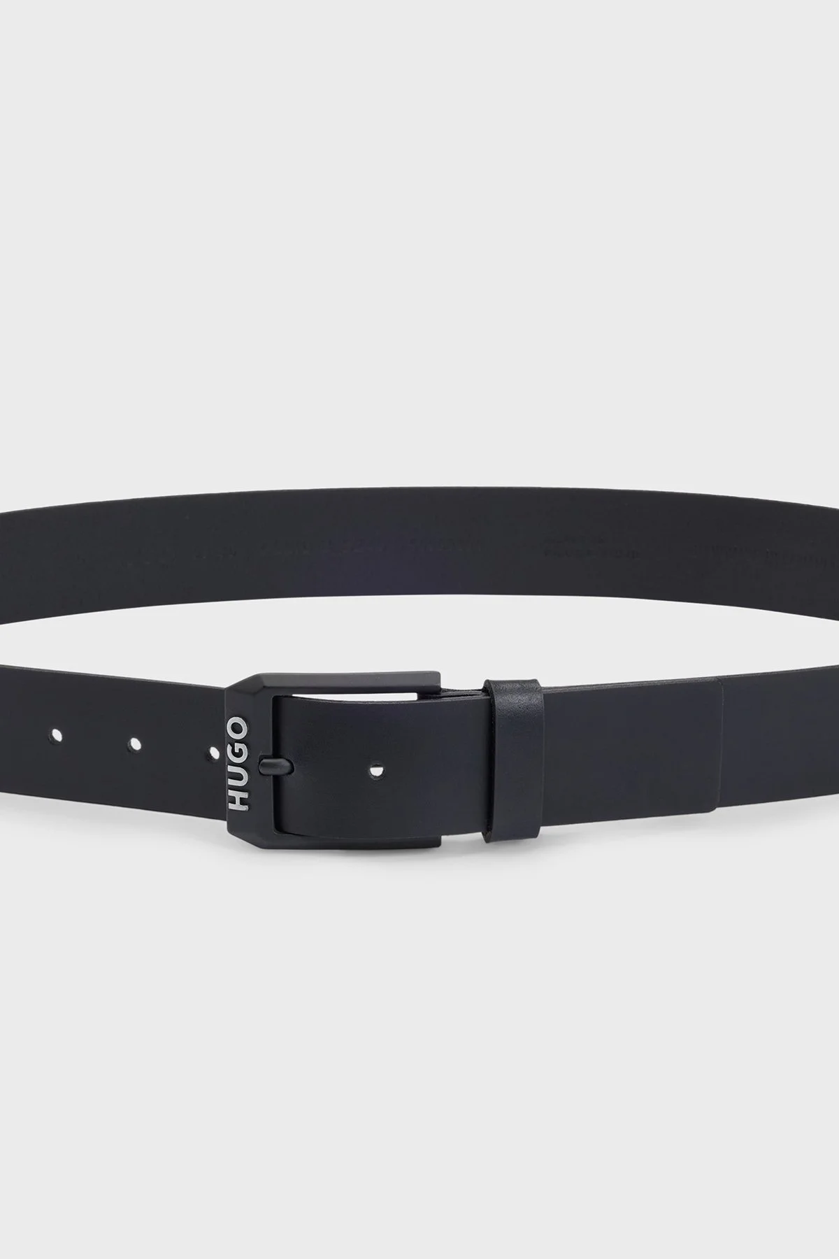 Hugo Logolu Hakiki Deri Erkek Kemer 50503404 001 SİYAH - 3