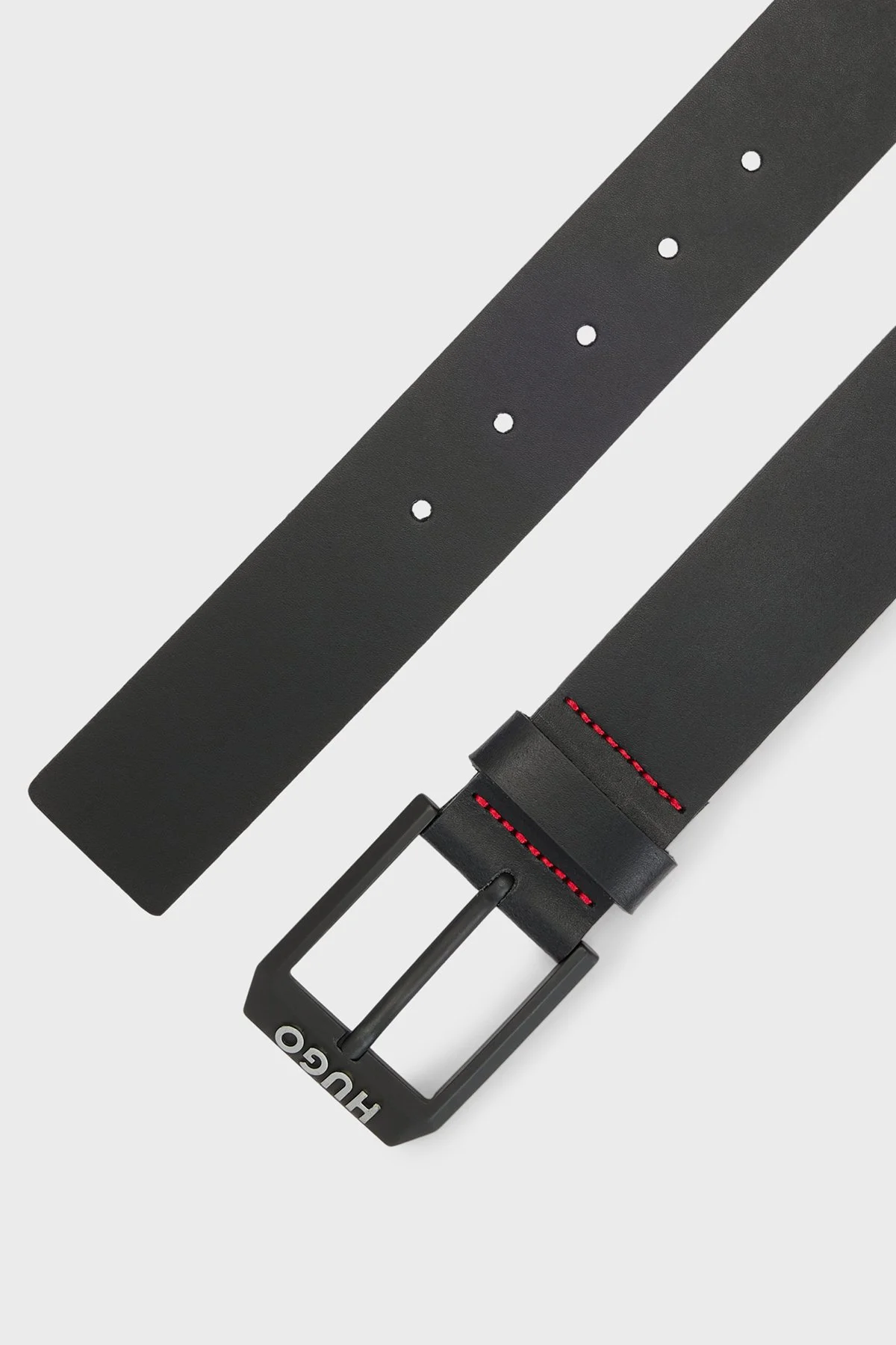 Hugo Logolu Hakiki Deri Erkek Kemer 50503404 001 SİYAH - 4
