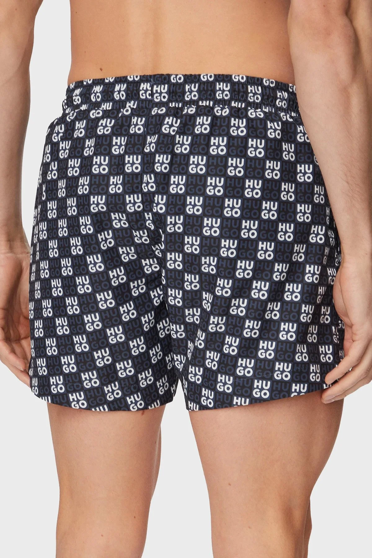 Hugo Logolu Hızlı Kuruyan Erkek Deniz Şortu 50556792 411 LACİVERT - 3