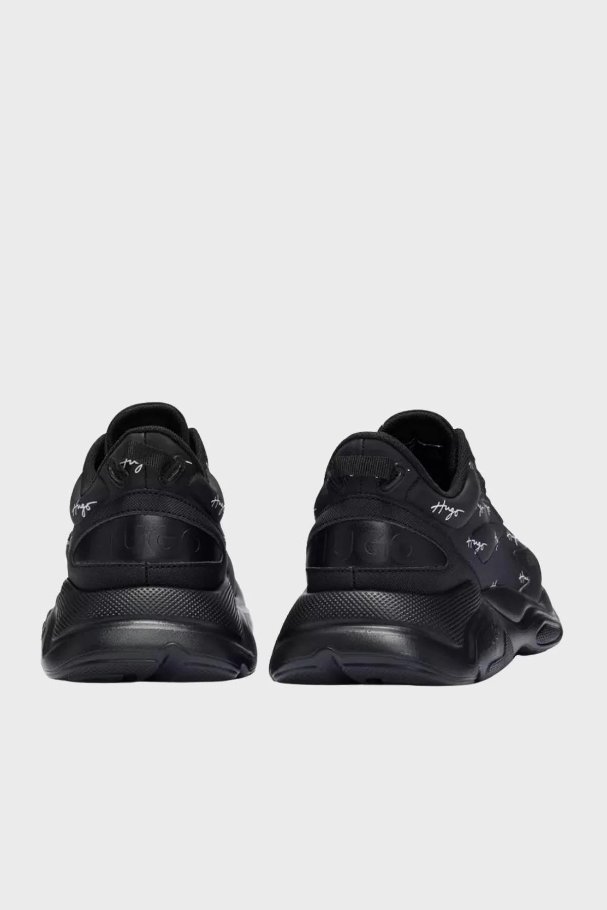 Hugo Logolu Kalın Tabanlı Sneaker Erkek Ayakkabı 50492889 001 SİYAH - 3